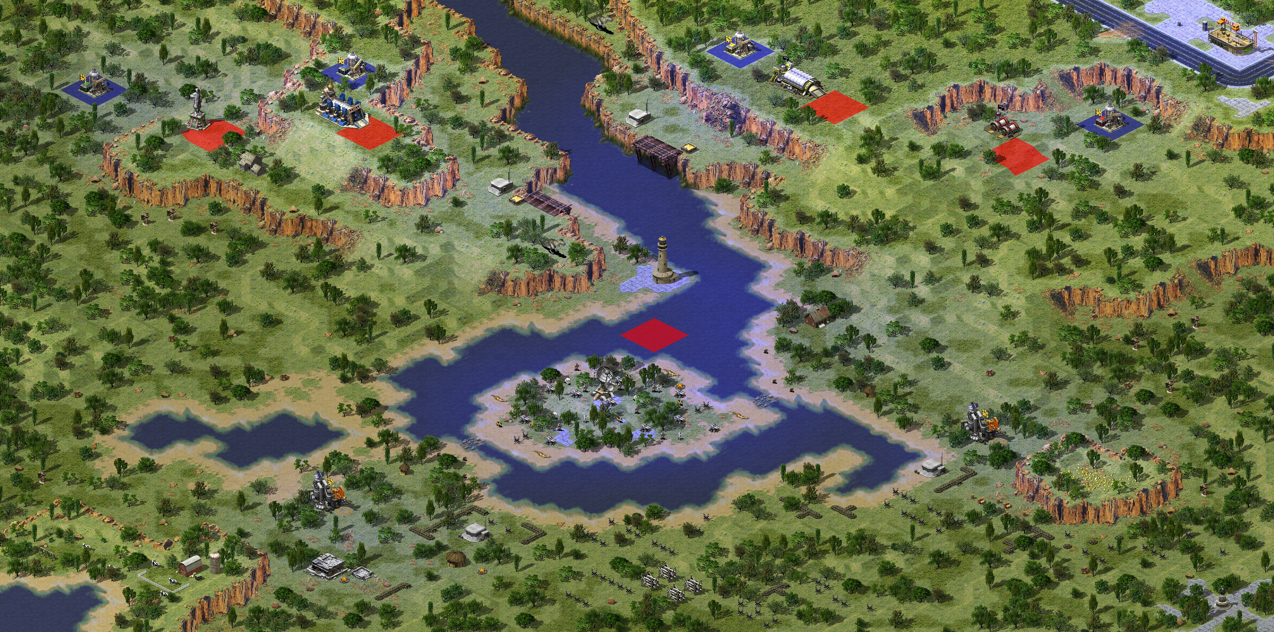 Rendered map: Hunger Games