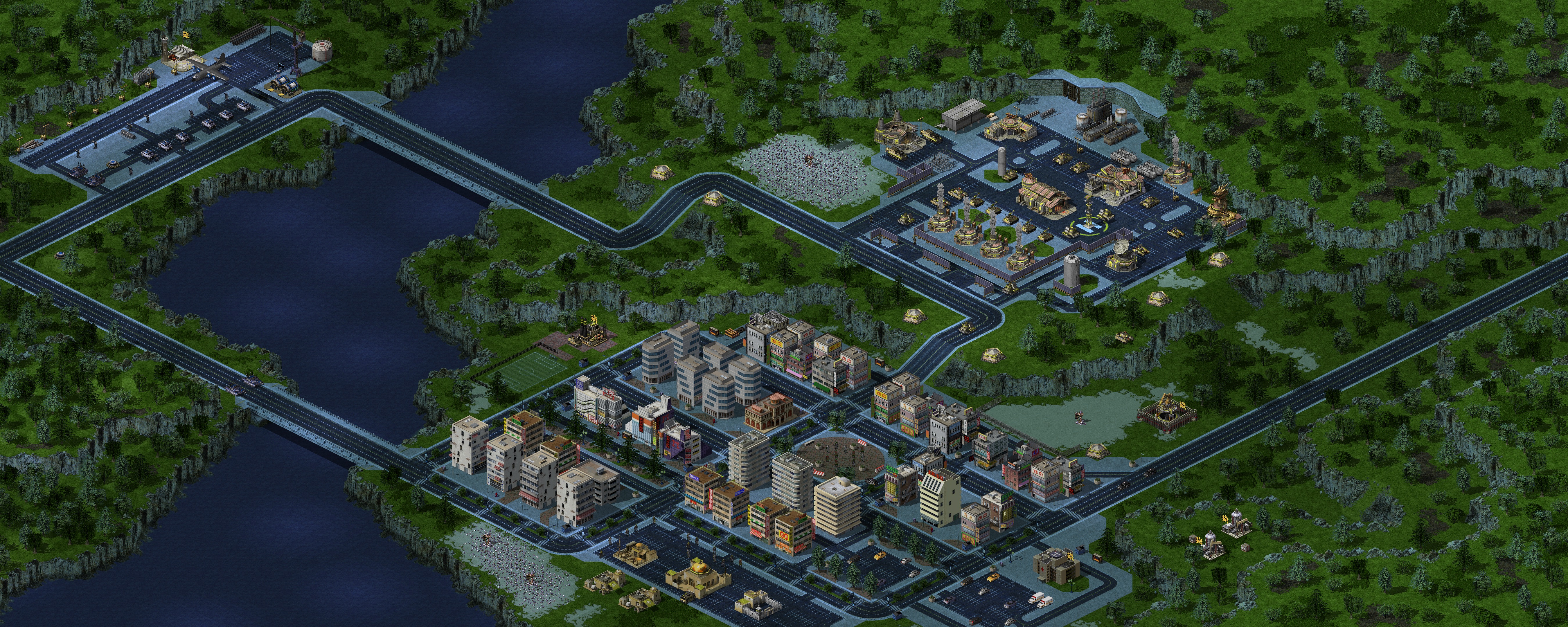 Rendered map: GLA Mission 3: Astana Riots