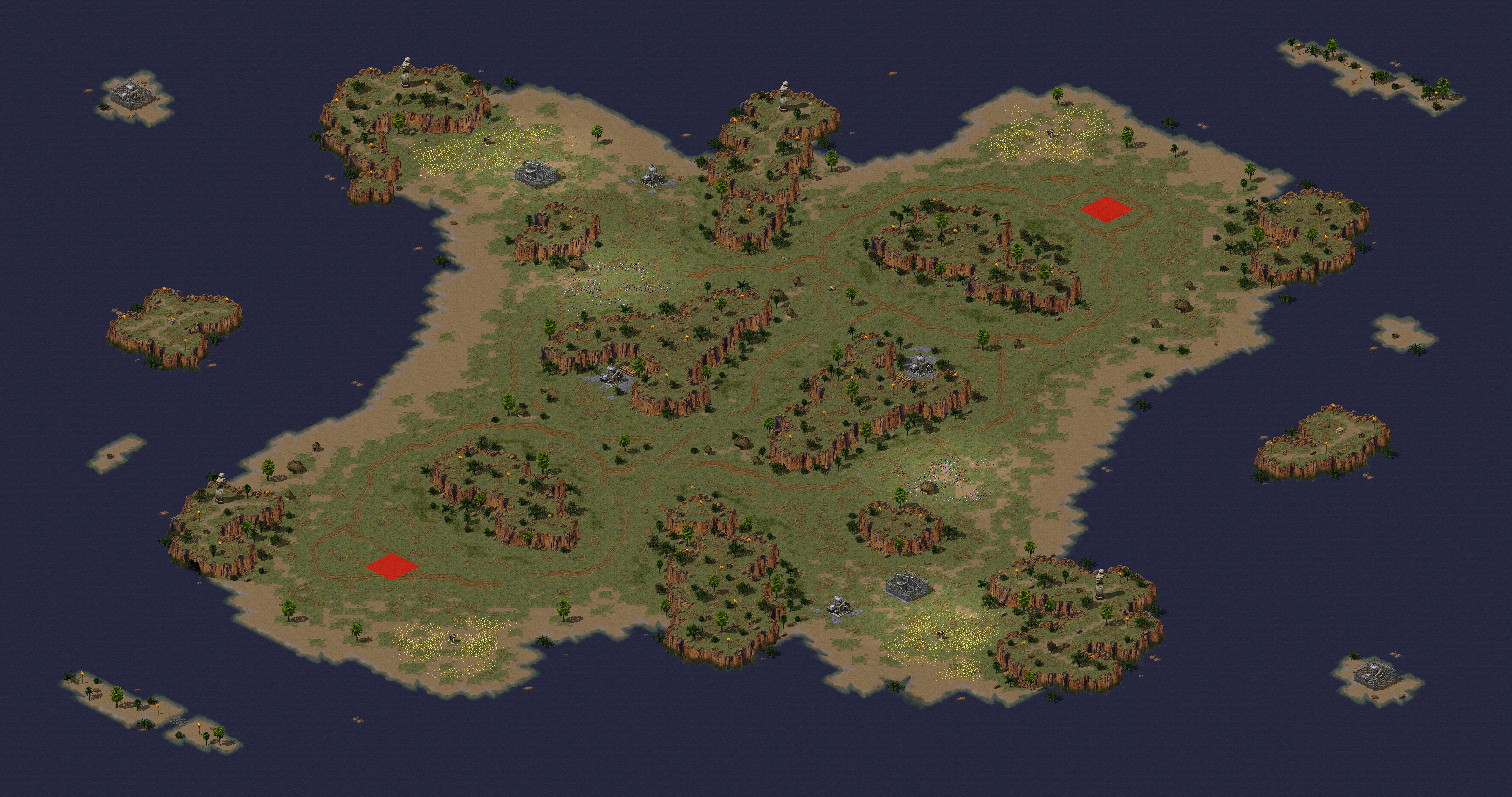 Rendered map: Fire Island