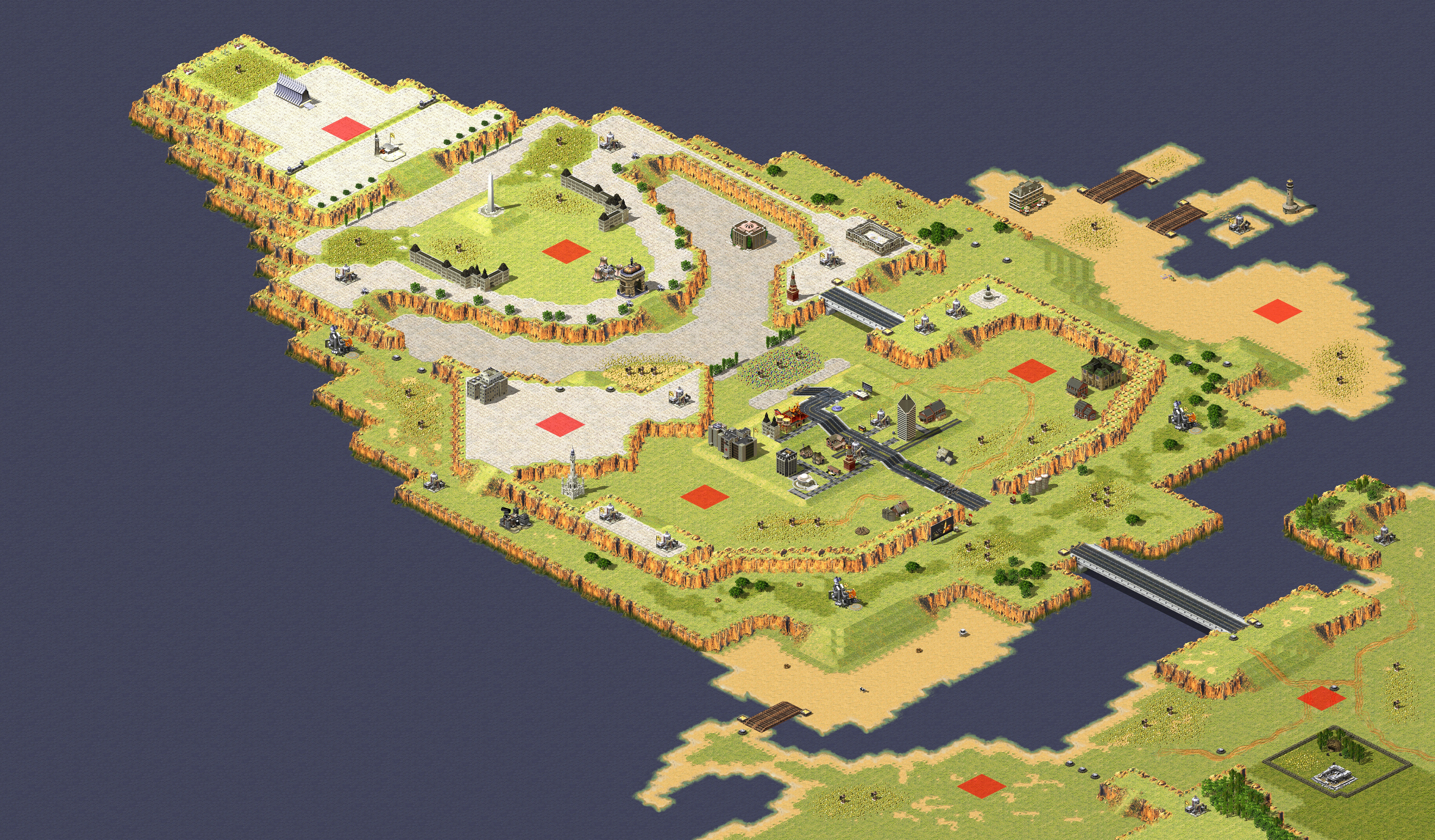 Rendered map: QX New Pastoral City
