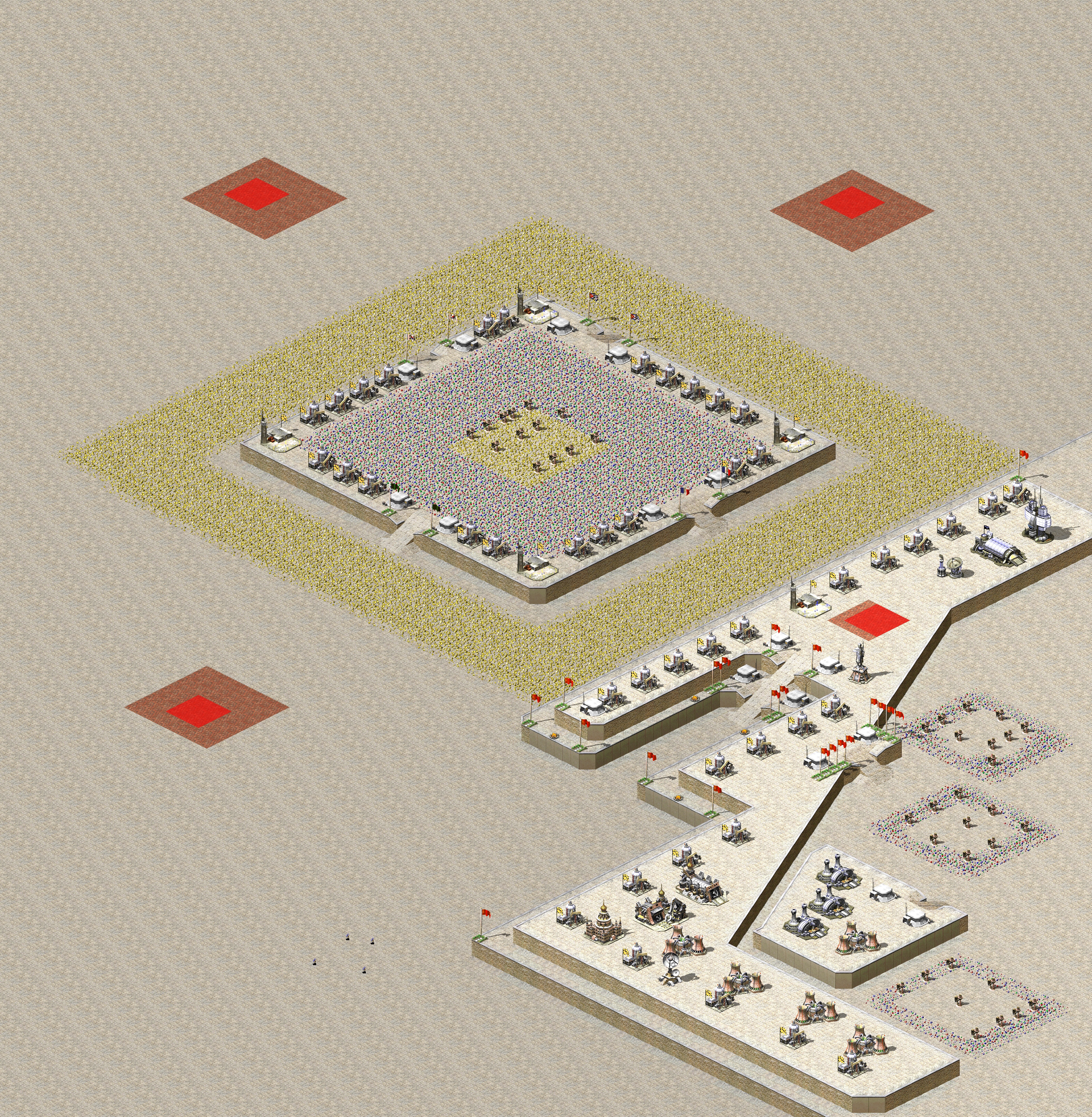 Rendered map: Rich Ore vs Oil Field