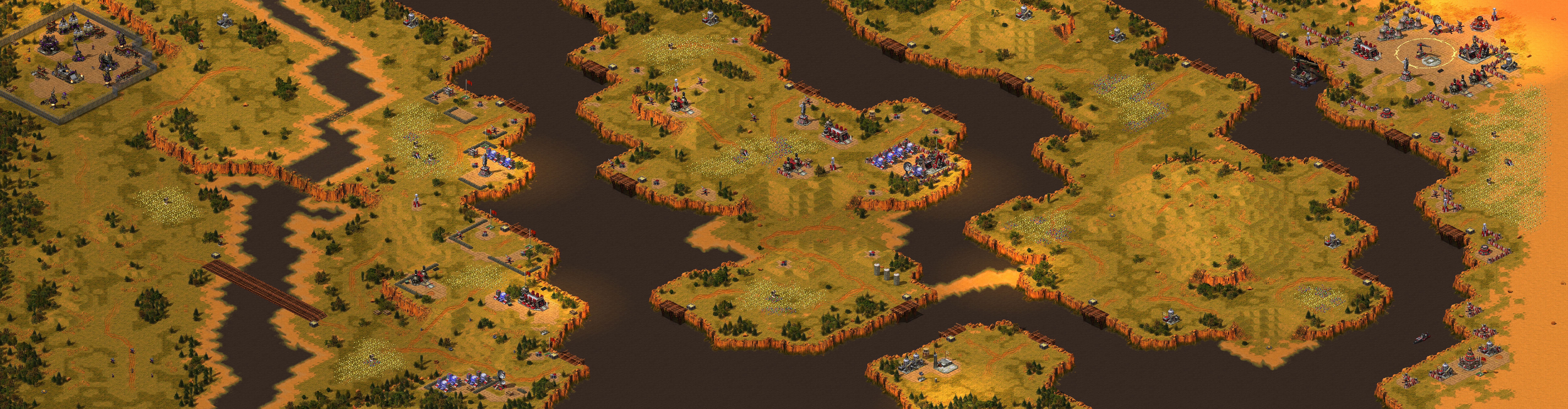 Rendered map: Broken Bridges