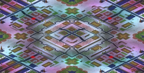 Rendered preview of Market square