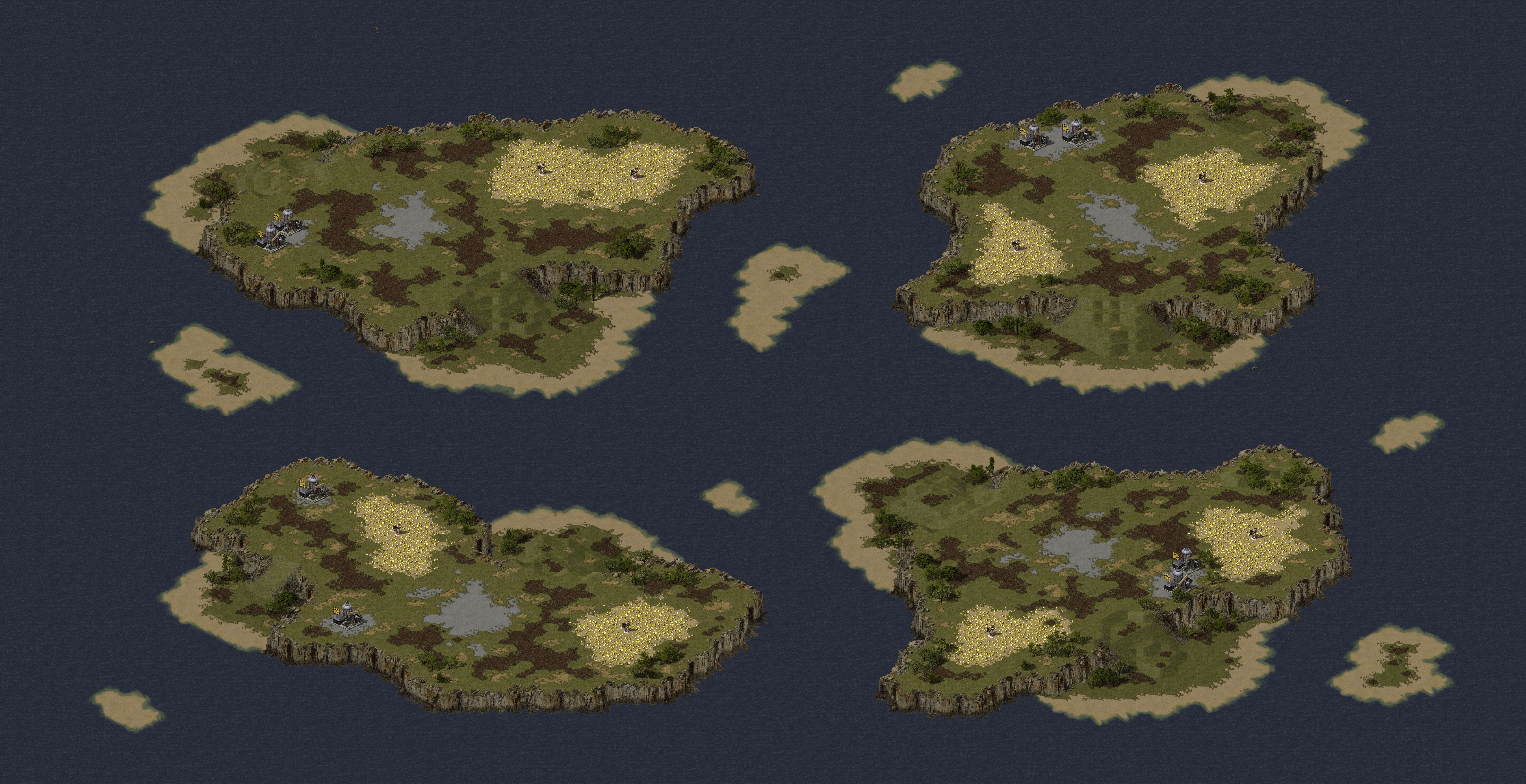 Rendered map: Tsunami