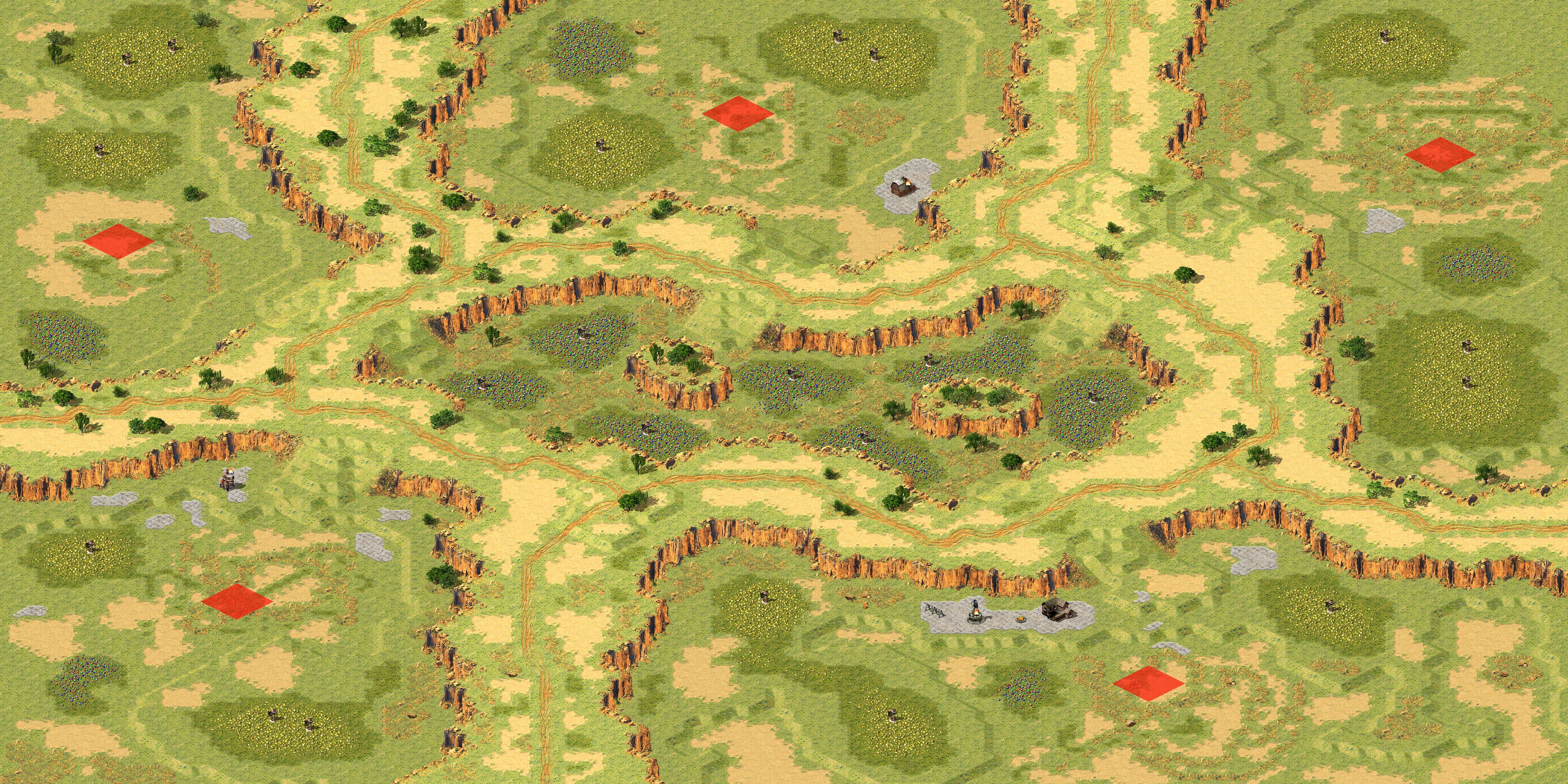 Rendered map: Tiberium Gardens