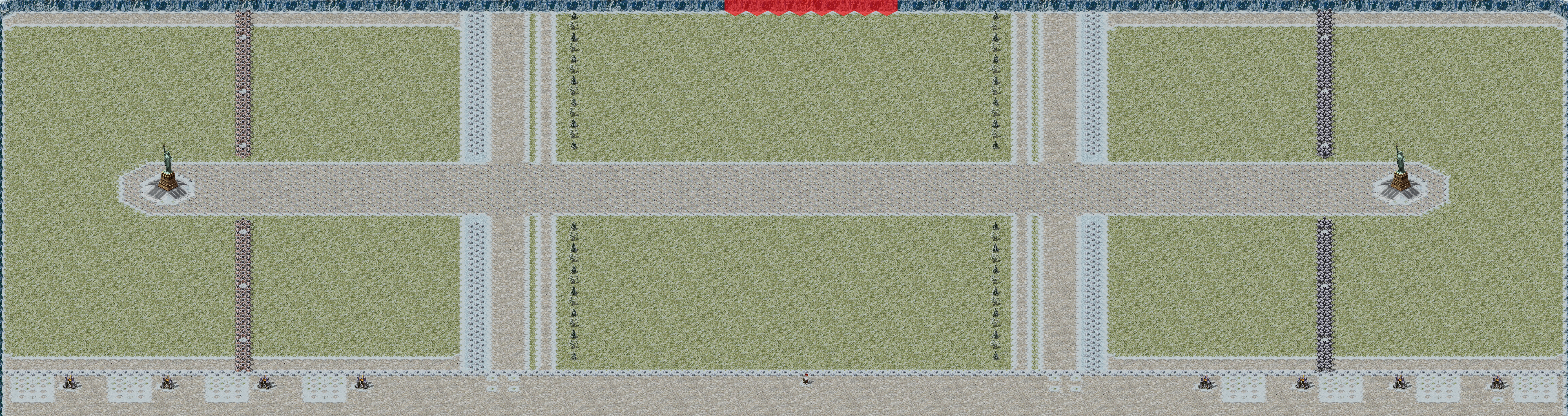 Rendered map: Red Alert Auto War