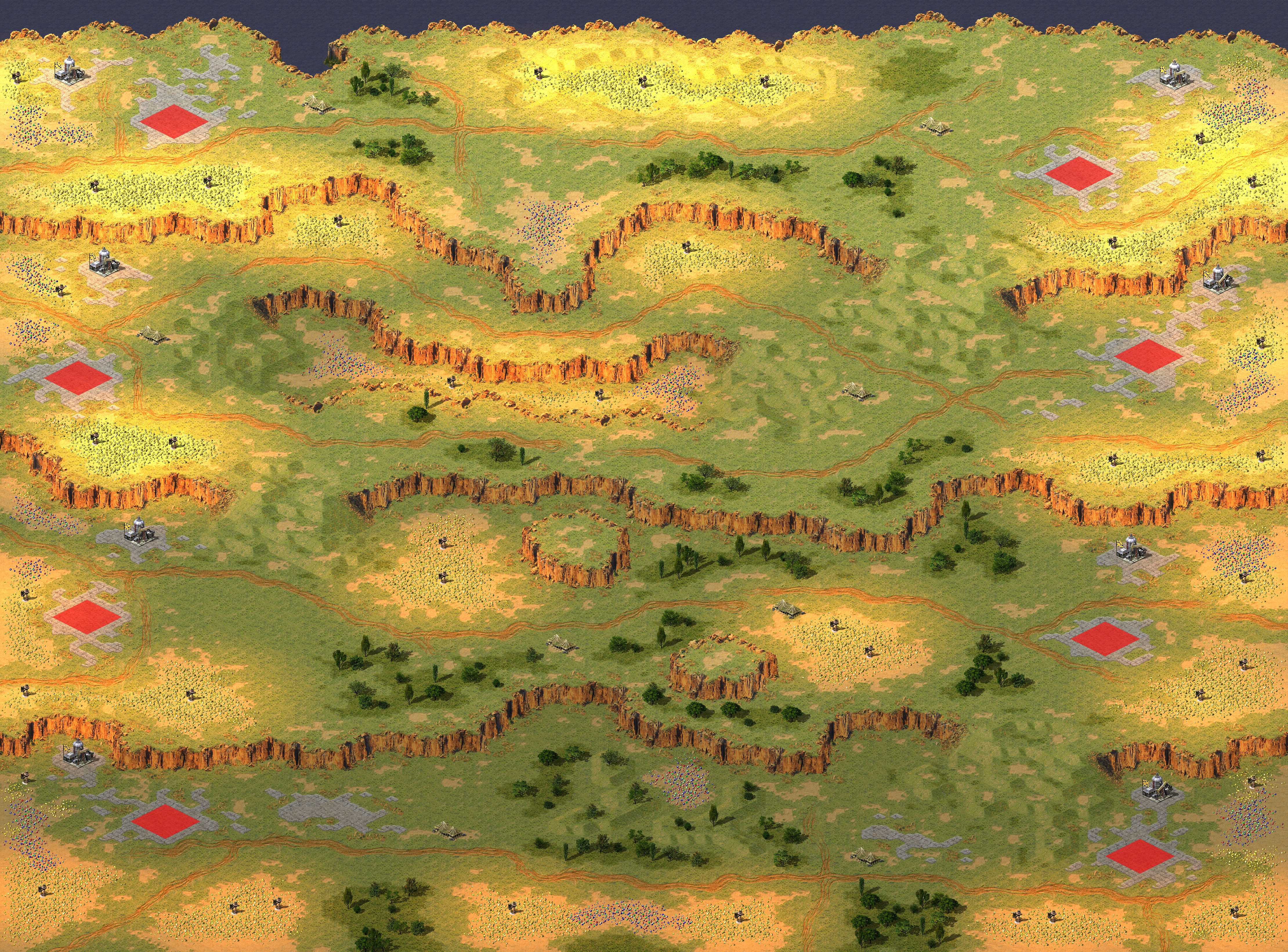 Rendered map: [8] Levels of War v1