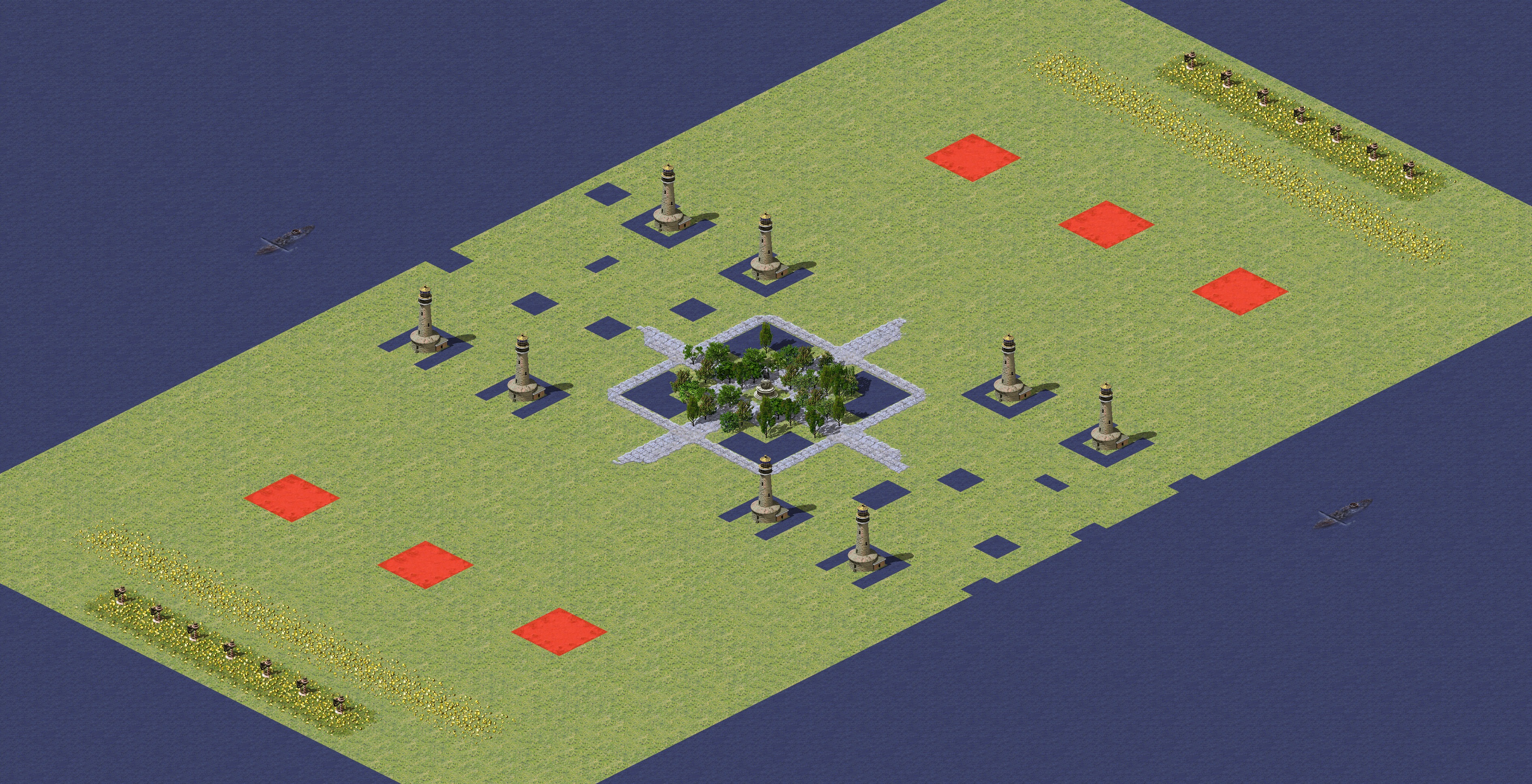 Rendered map: Isolated Duel 3v3