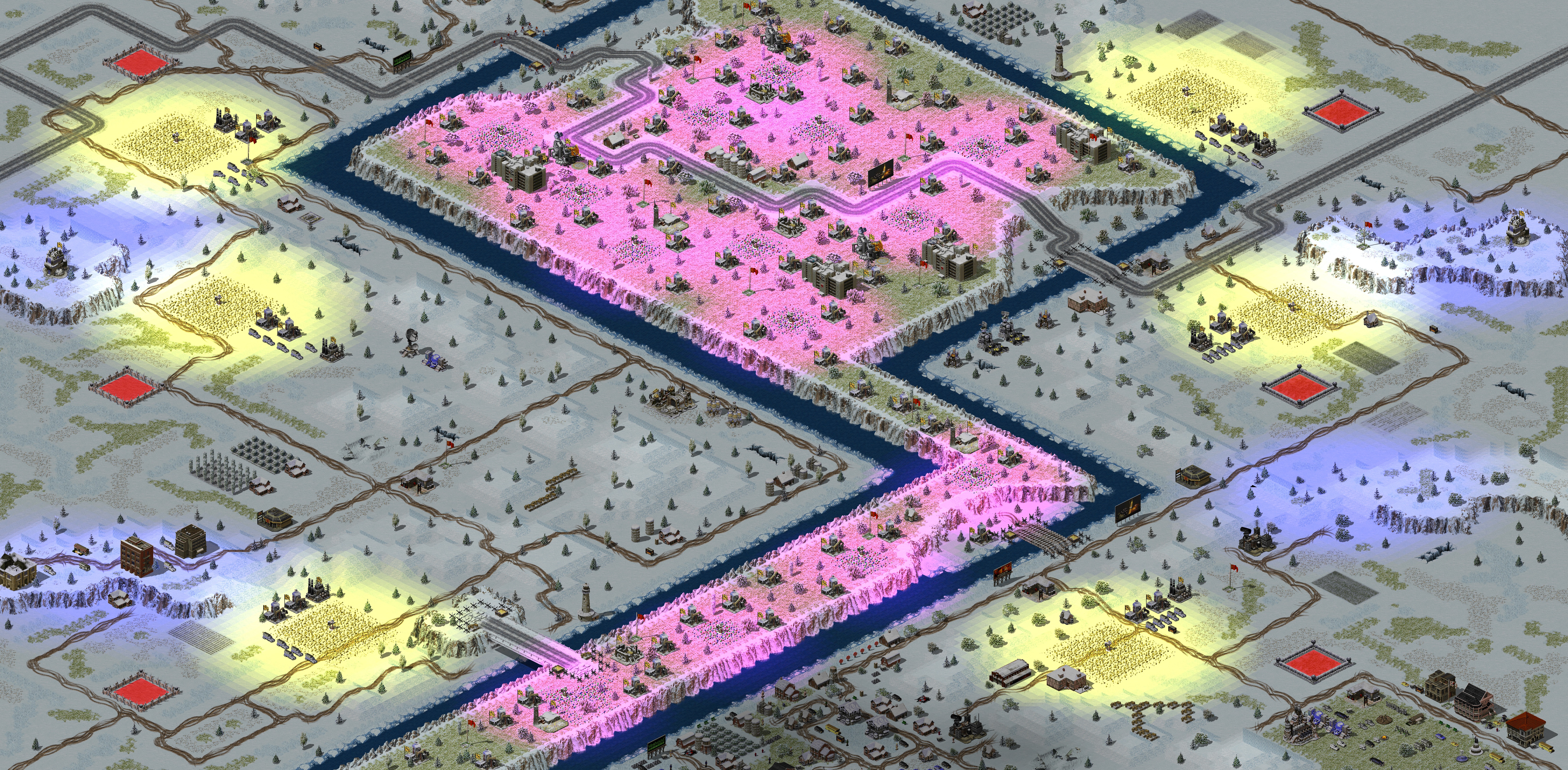 Rendered map: Gao Jia Suo You Tian