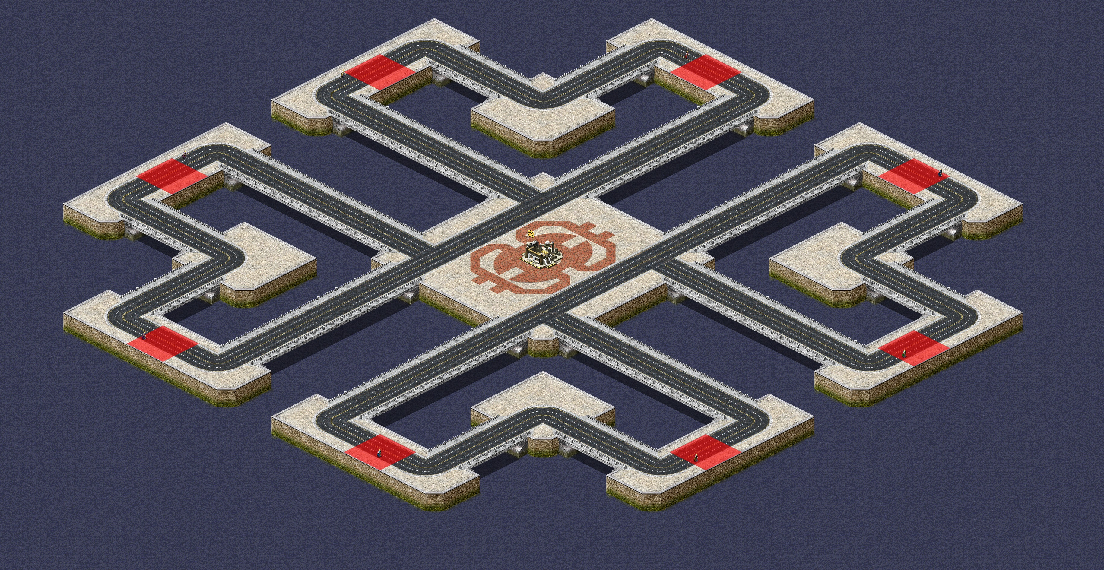 Rendered map: Battle Dome II