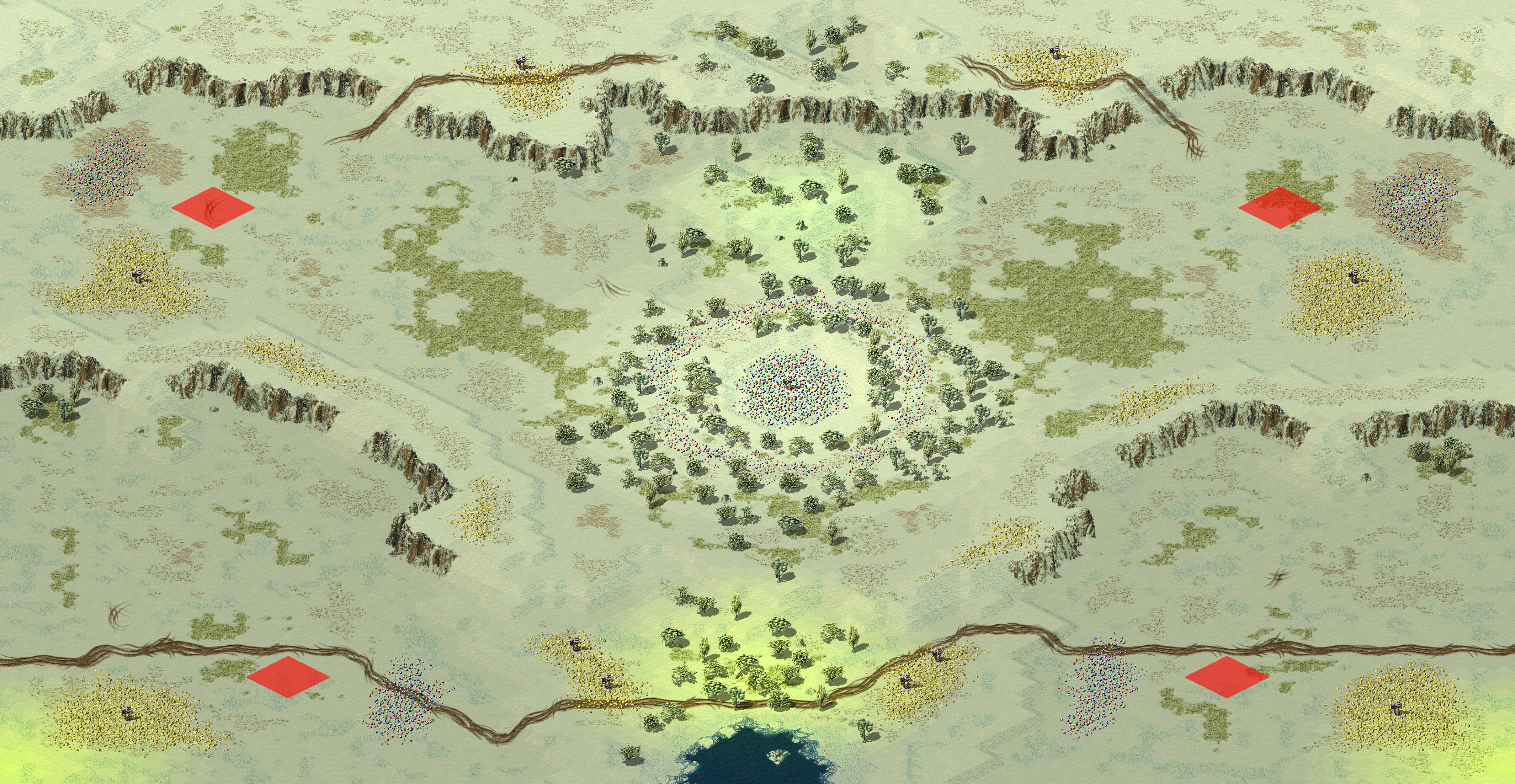 Rendered map: Weekly Frozen Highland