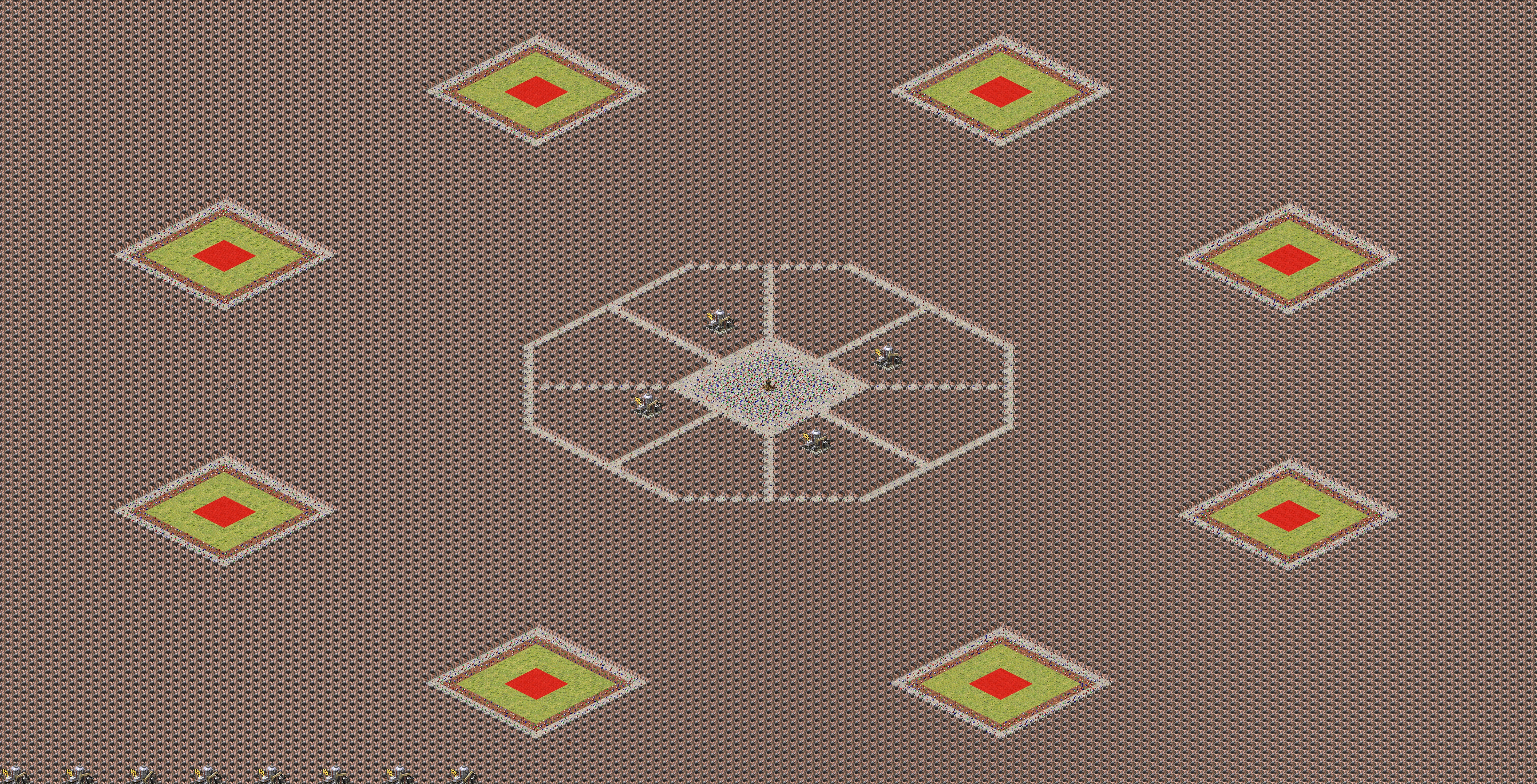 Rendered map: Walled World Final 9 ( Soviet Walls )