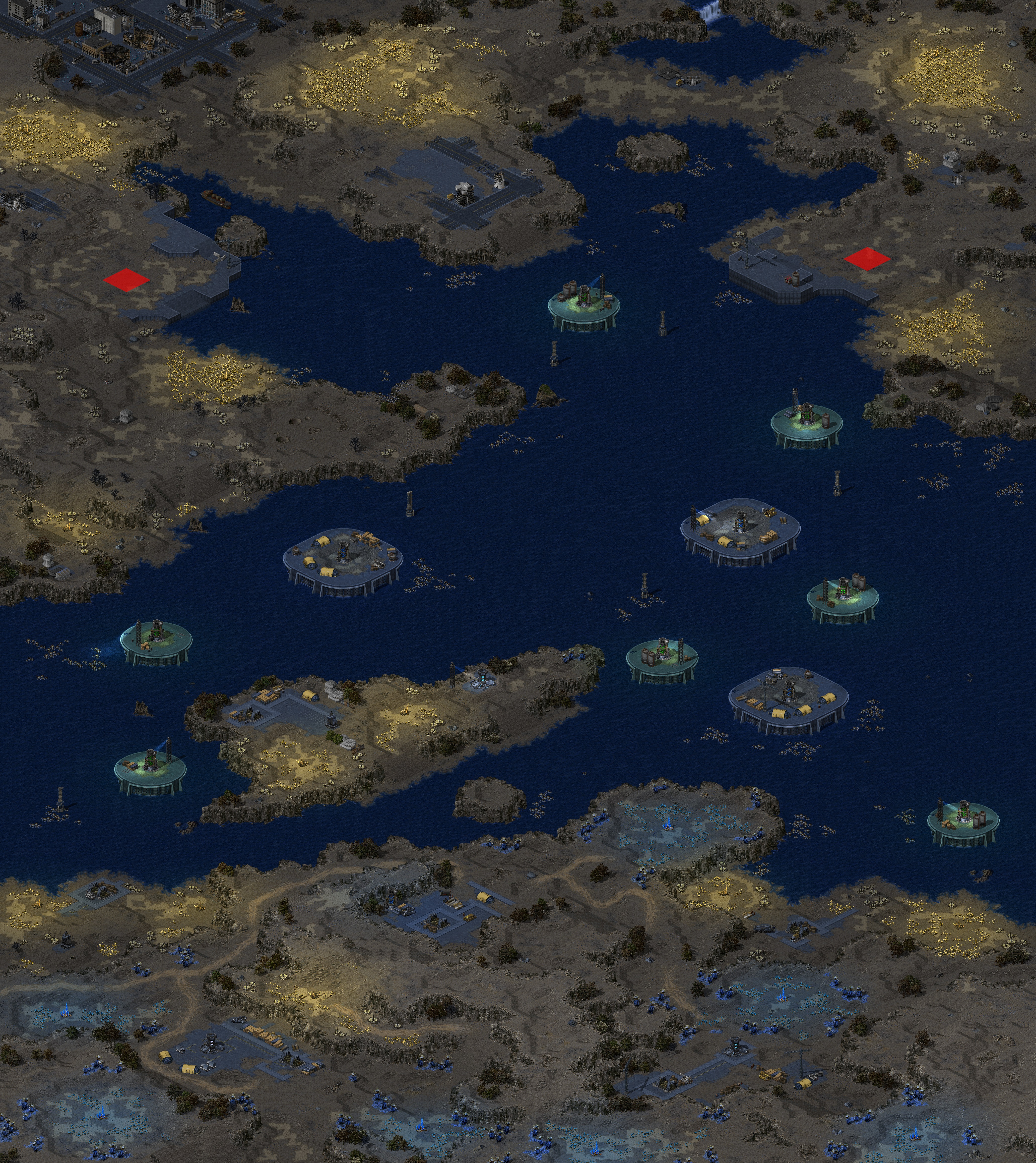 Rendered map: Great Southern Land (2)