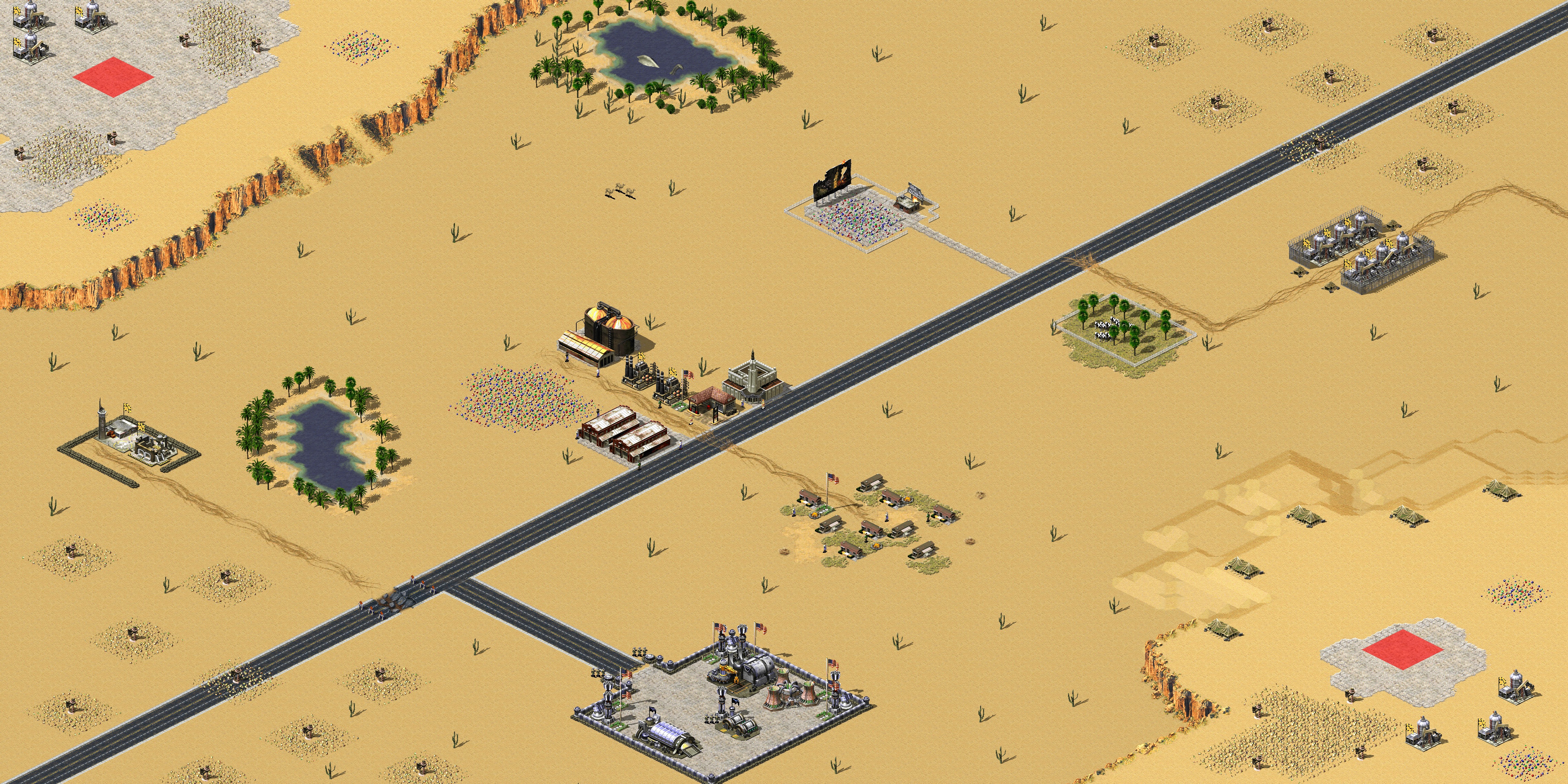 Rendered map: Baren Wasteland