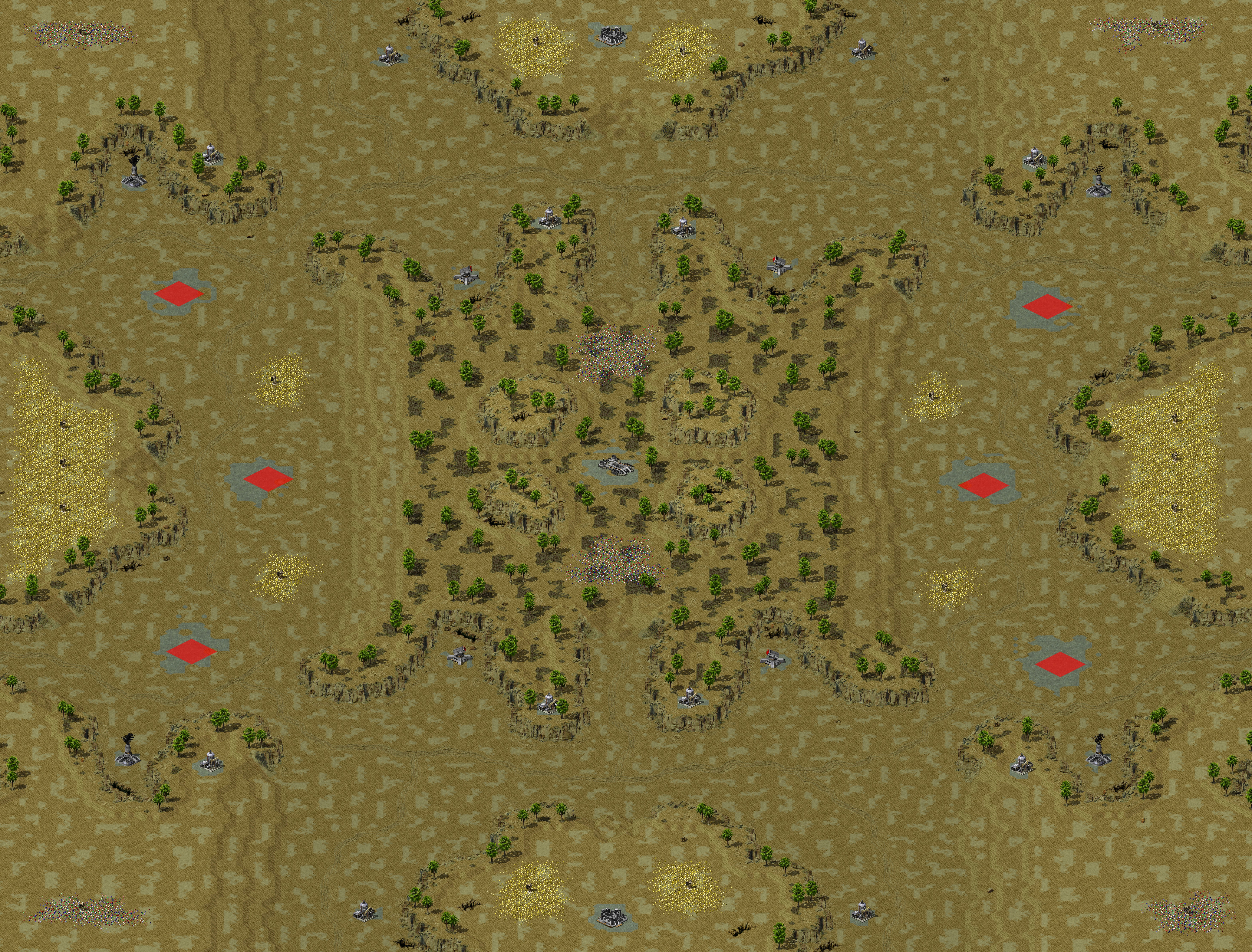 Rendered map: Replica