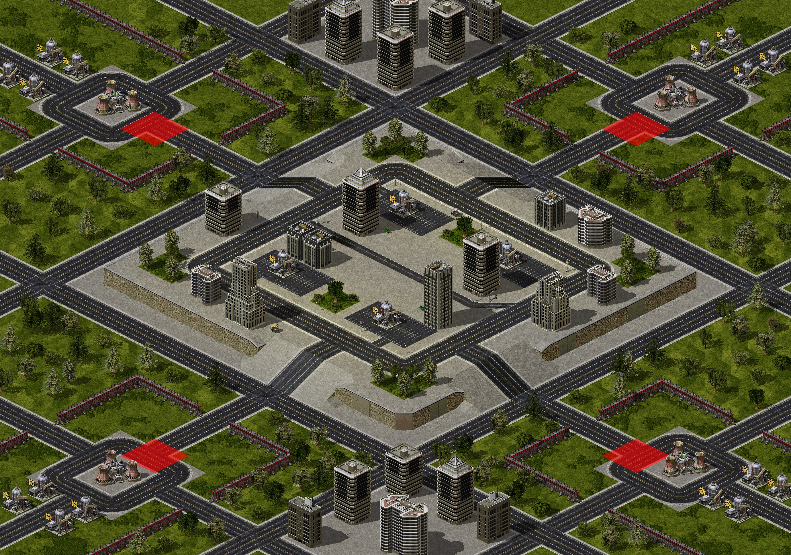 Rendered map: Ground Zero (Megawealth)