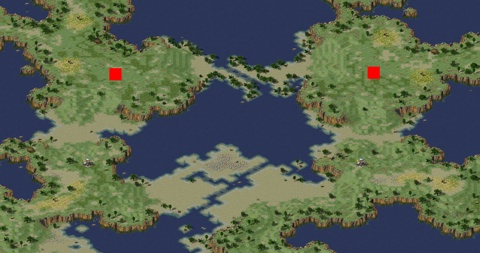 Rendered preview of Land on Water