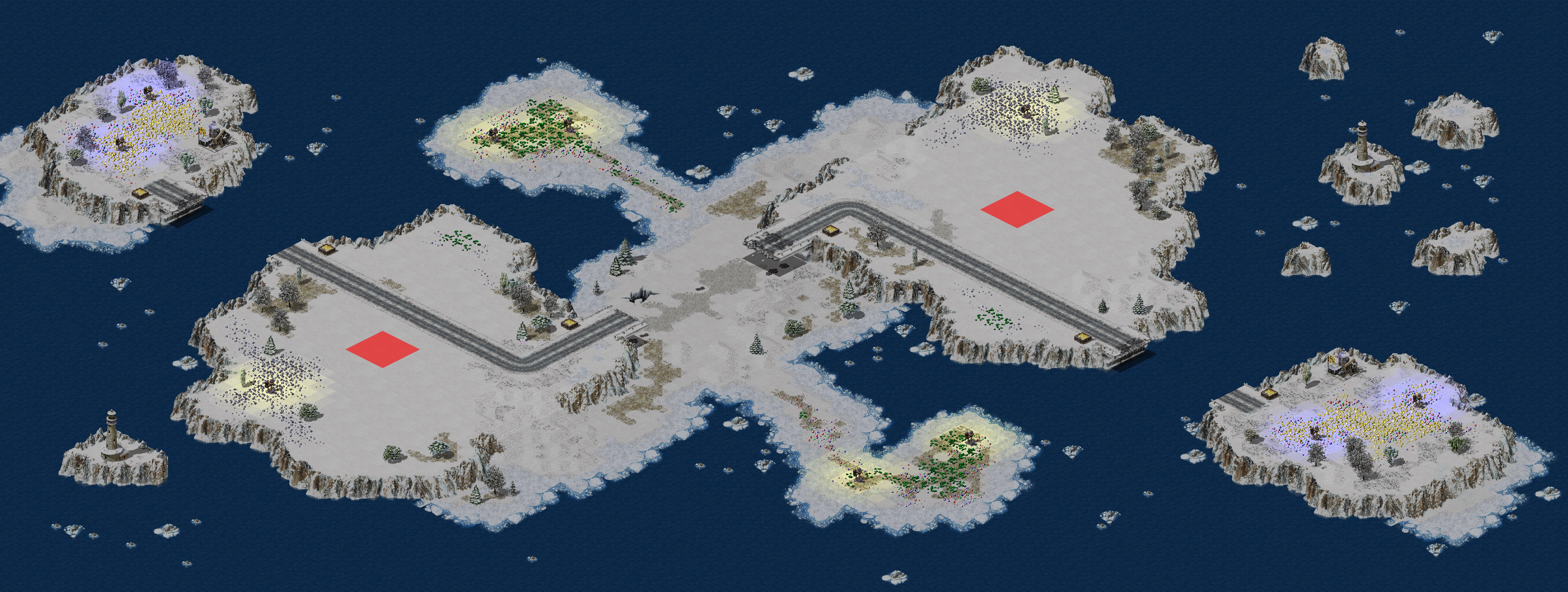 Rendered map: Snowy Duel