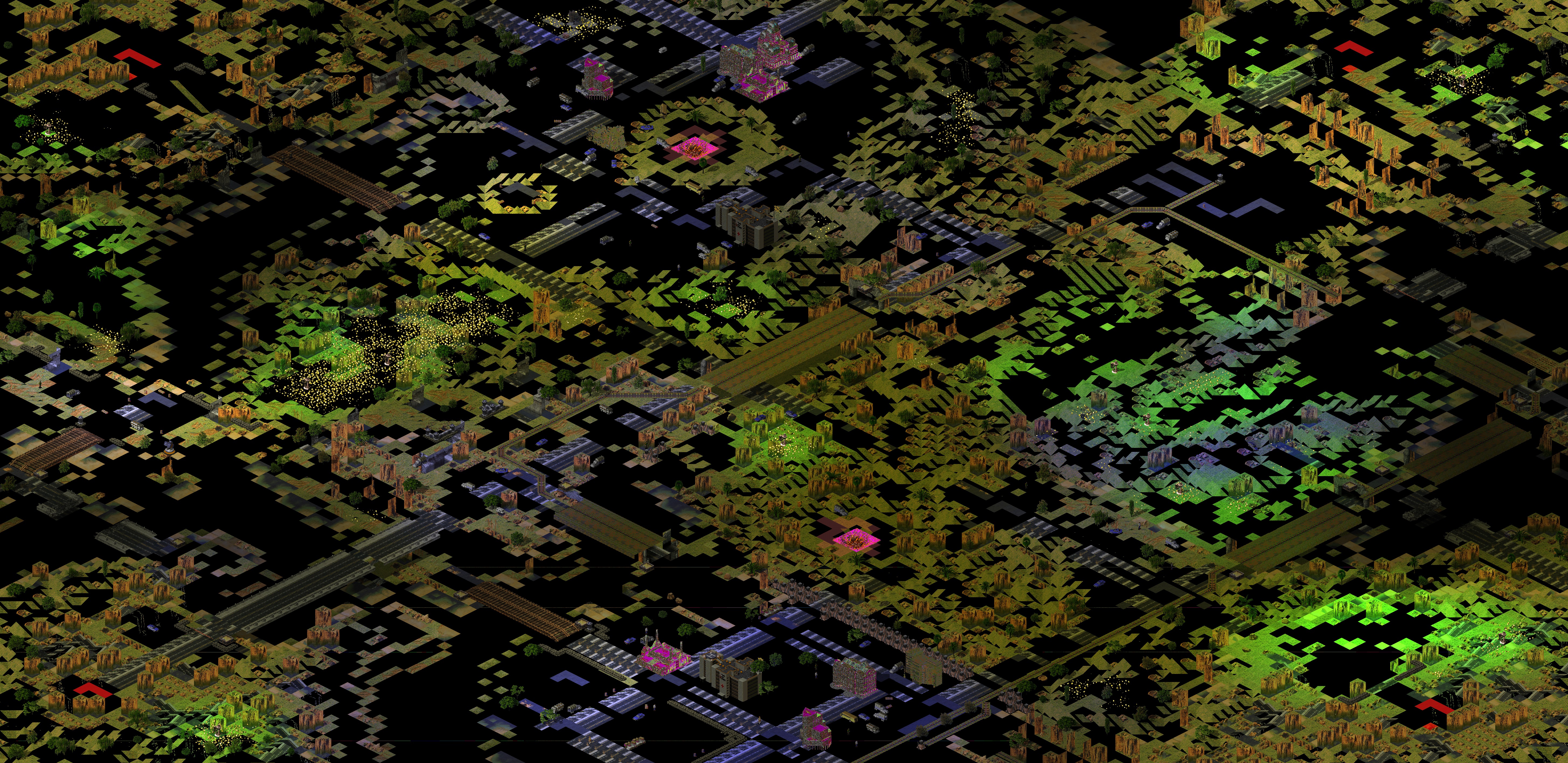 Rendered map: Siege city 1.33 (2-4) by Team Black