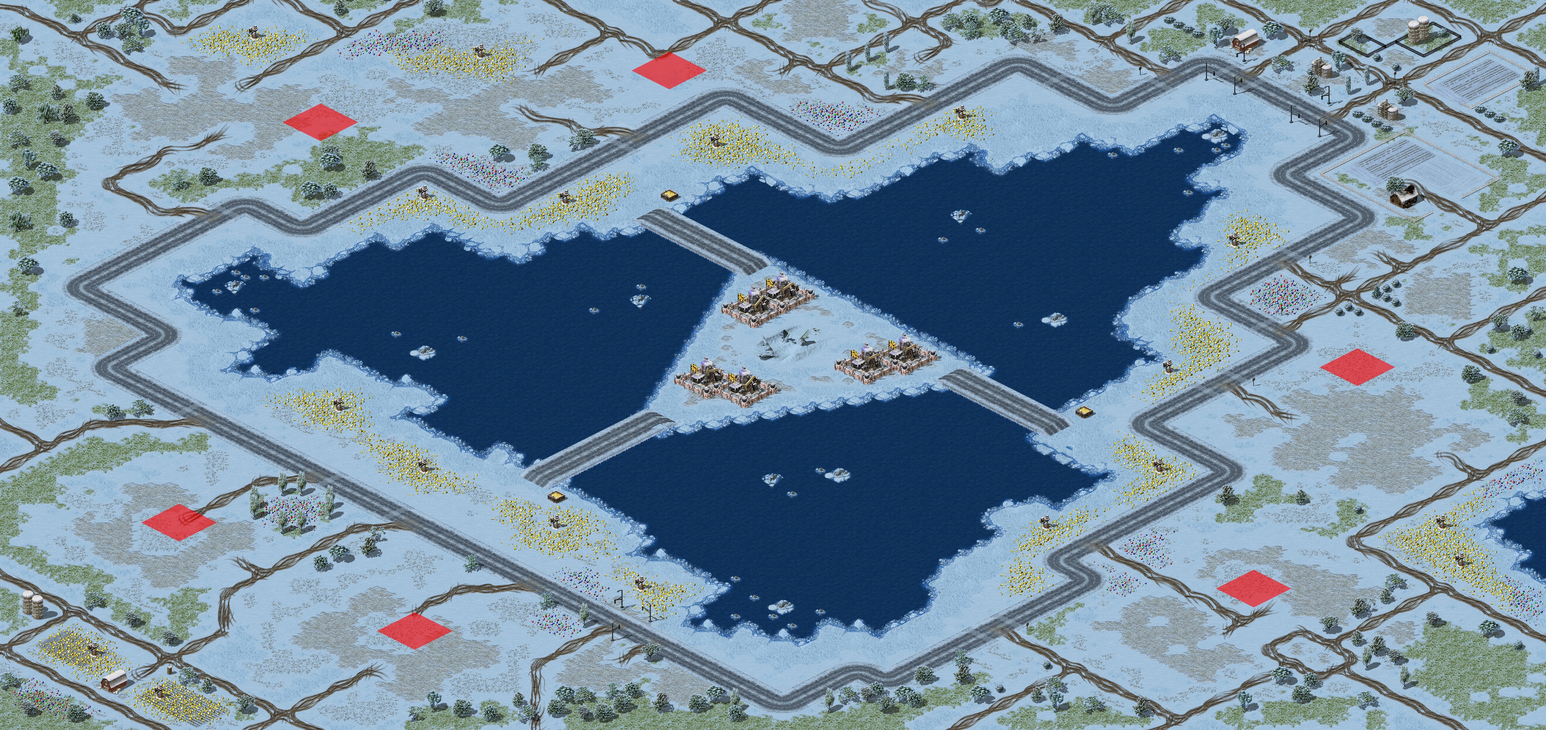Rendered map: Bermuda Winter [2v2v2]