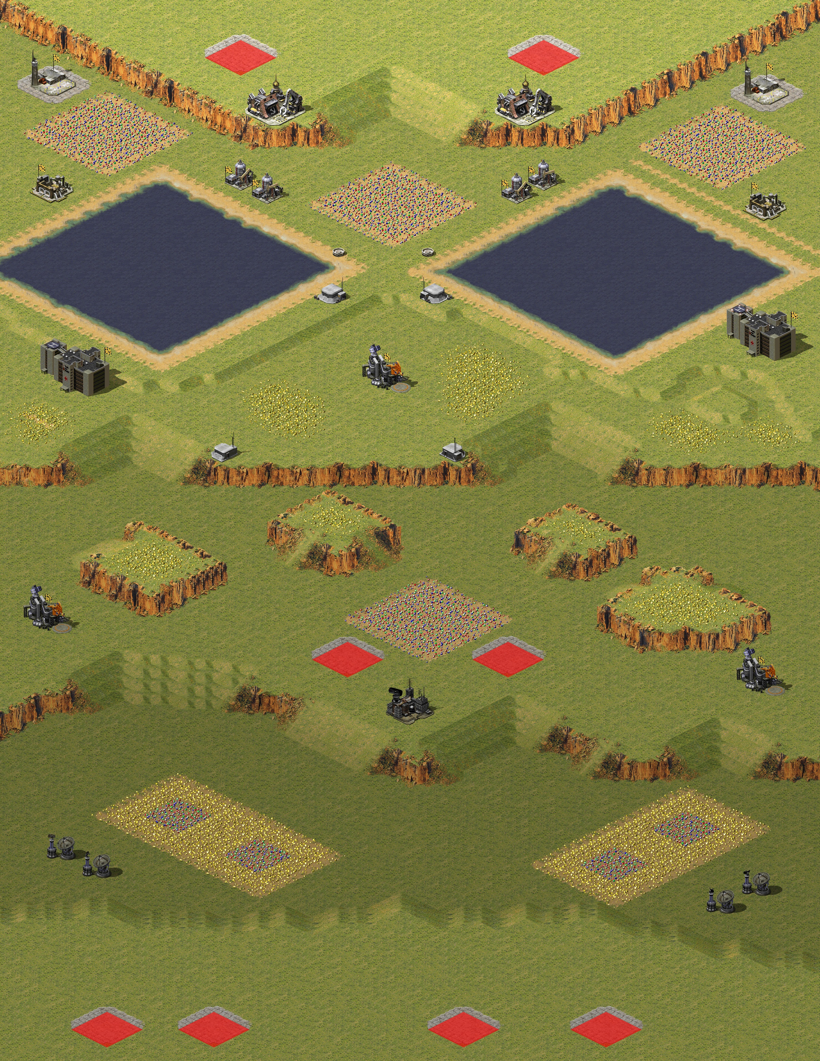 Rendered map: 2v2v4