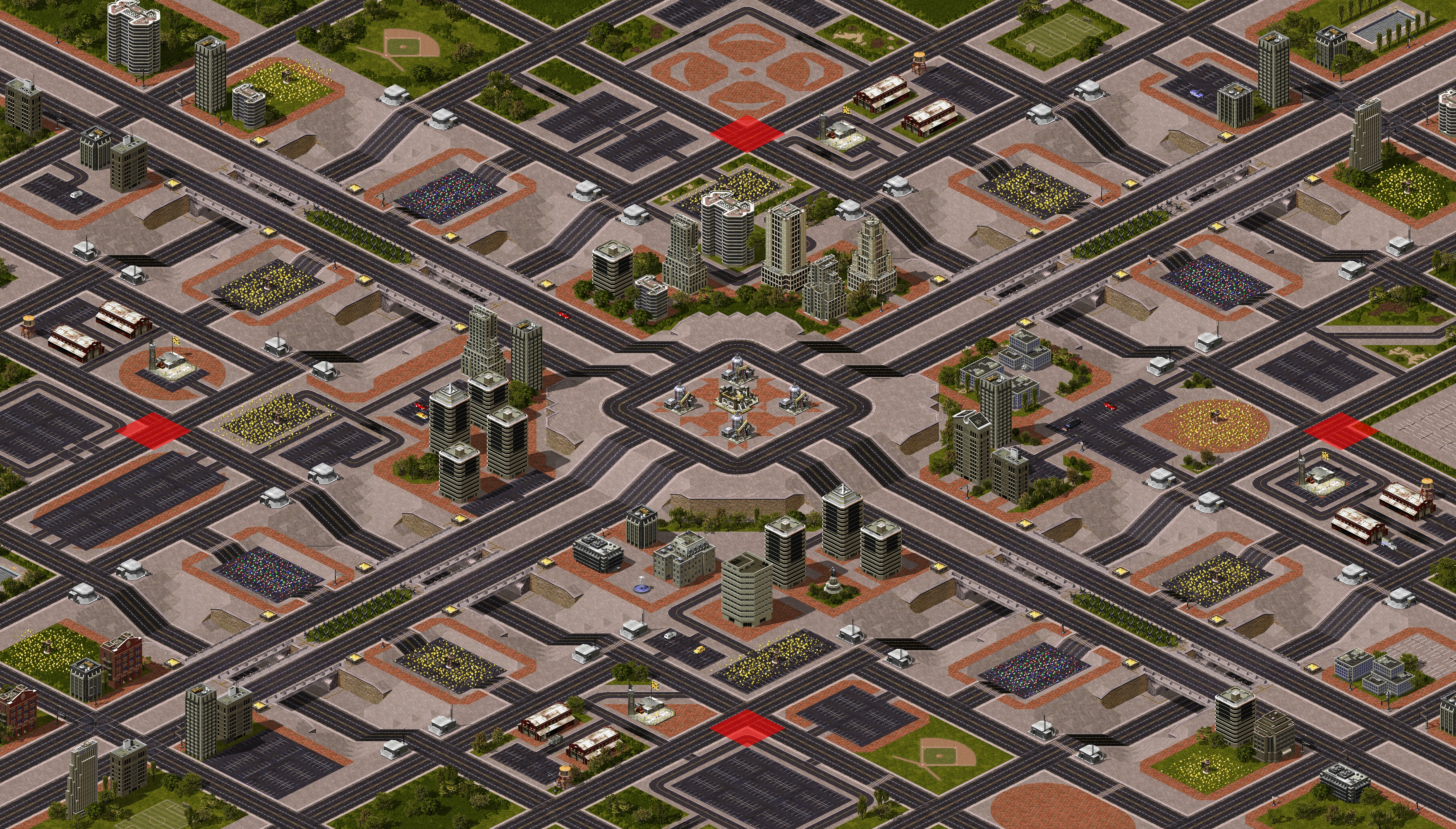Rendered map: Downtown (4)