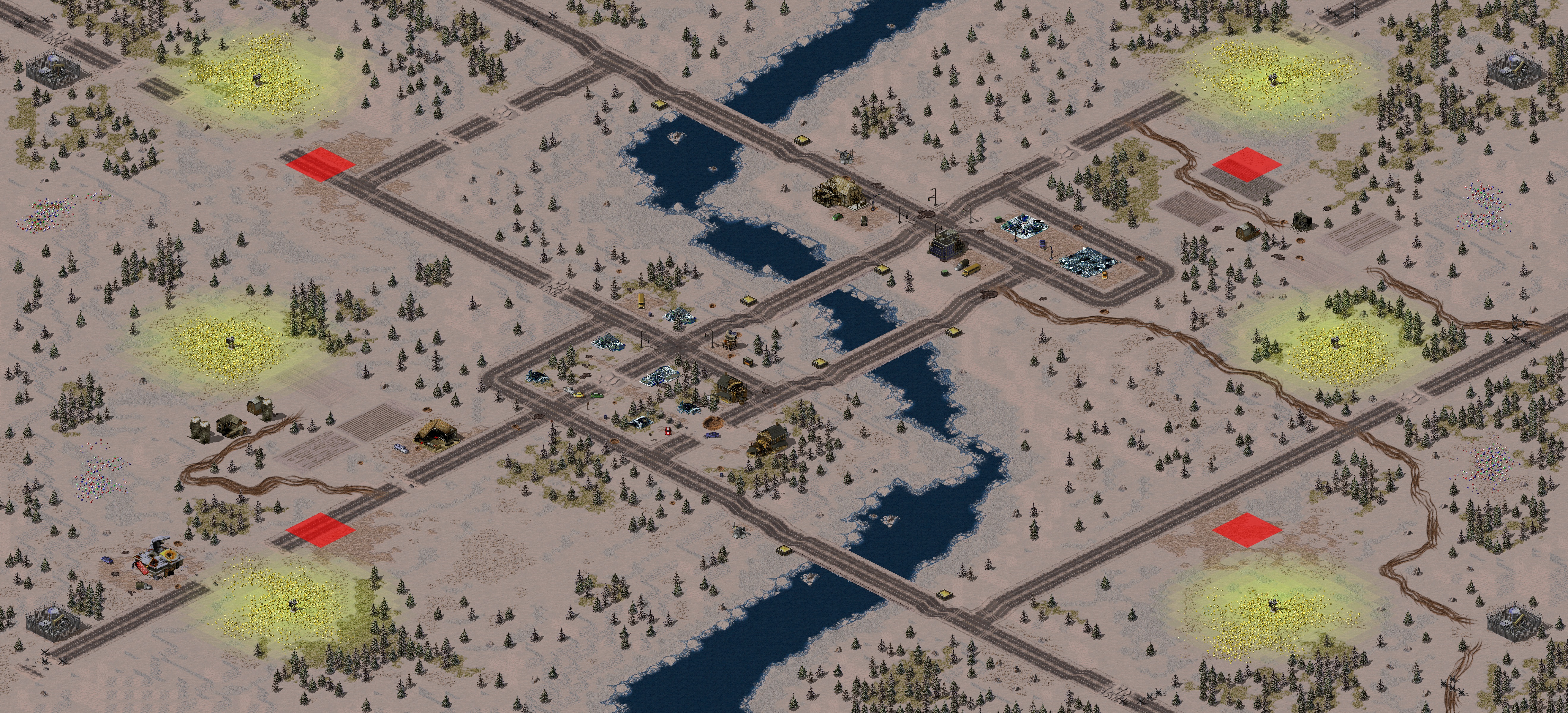 Rendered map: Montana Warzone
