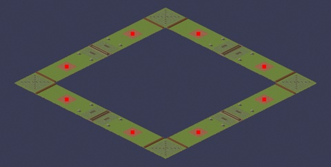 Rendered preview of Sea & Land Skirmish - Free For All