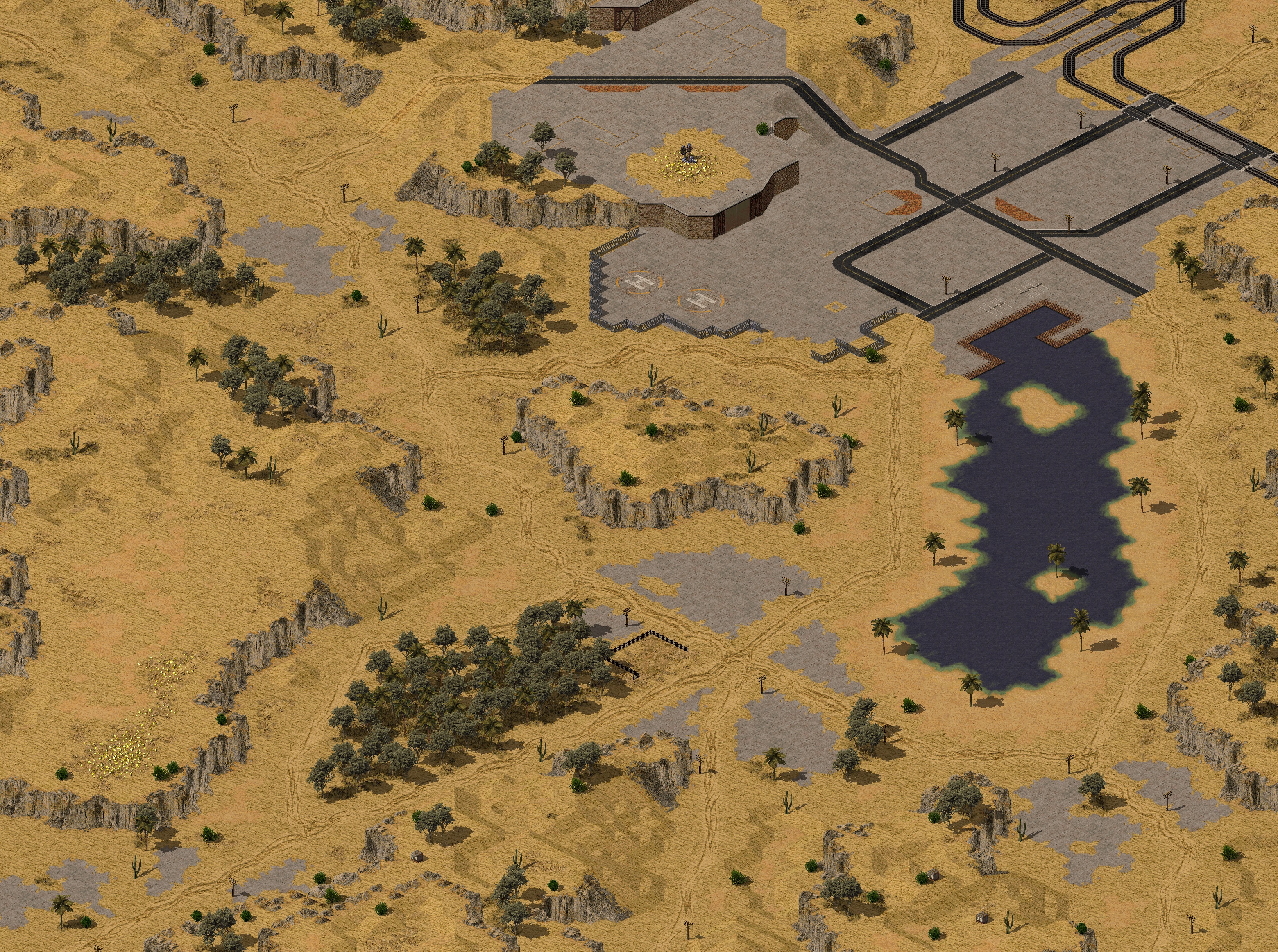 Rendered map: GLA Mission 2: Almaty Supply Raid