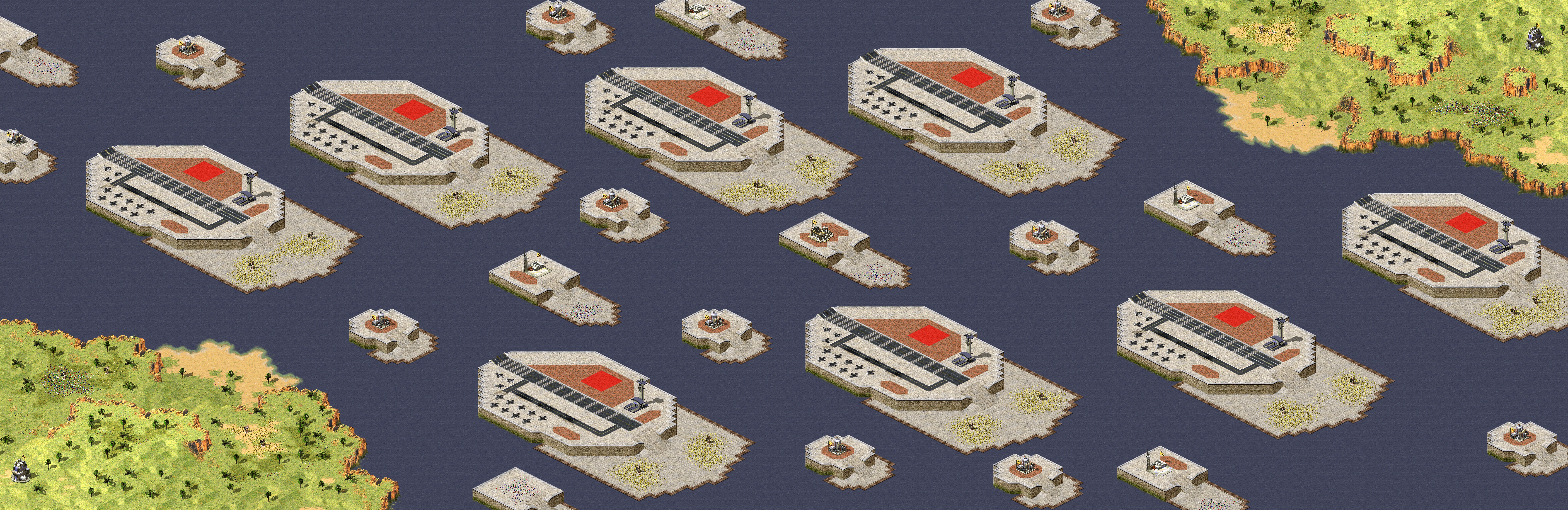 Rendered map: One Island Per Player Naval