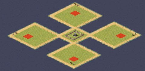 Rendered preview of Oil Field Grab 4 Player Small Patch (4)