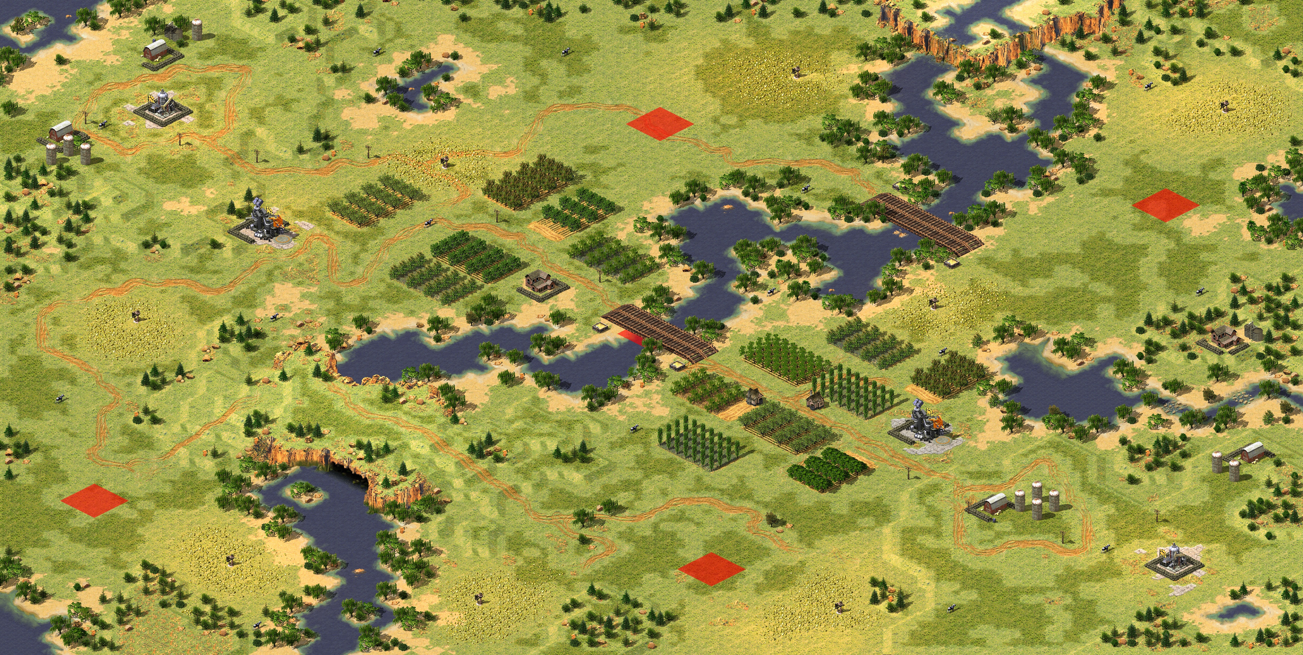 Rendered map: [Survival] [4] Heartland v1.08