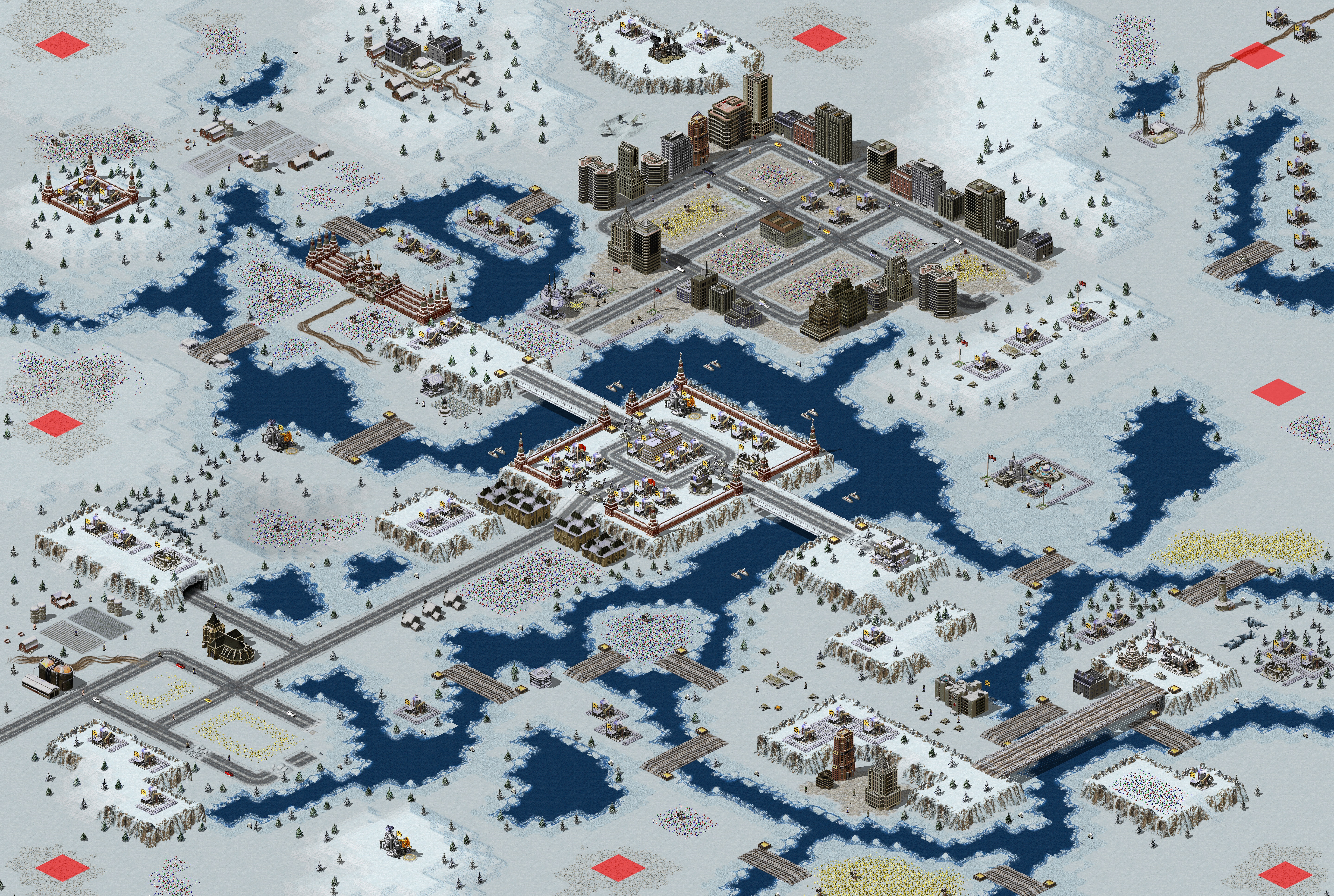 Rendered map: The Kremlin