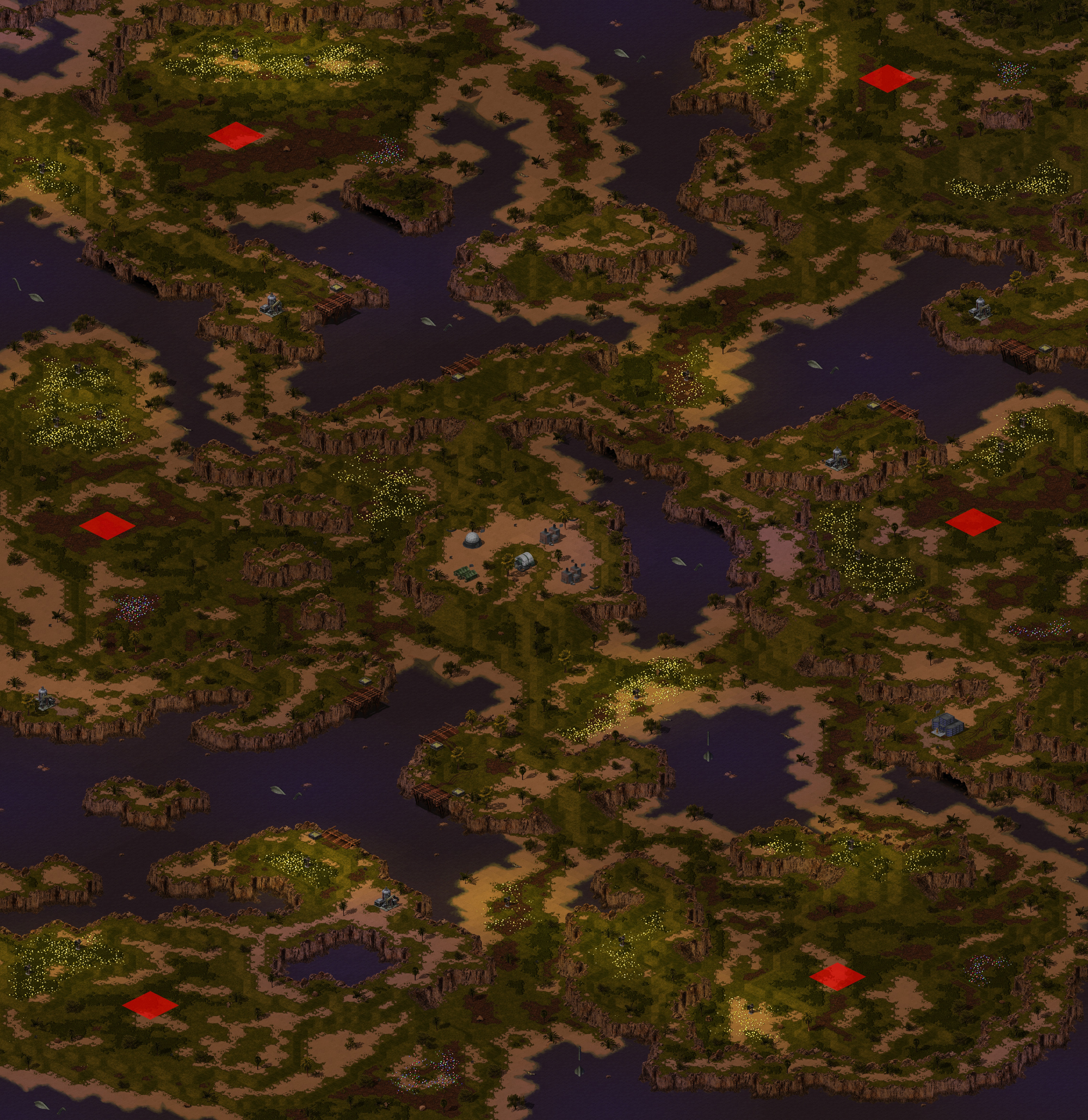 Rendered map: Jurassic Jungle Jigsaw