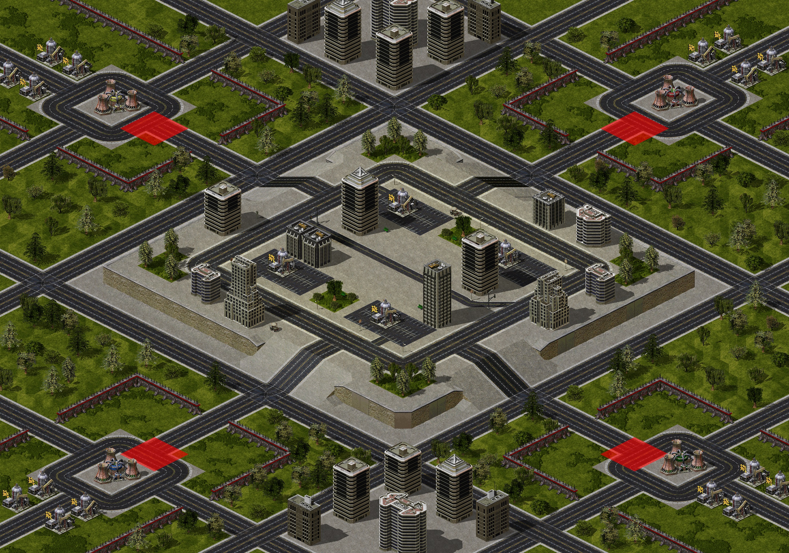 Rendered map: Ground Zero (Megawealth)