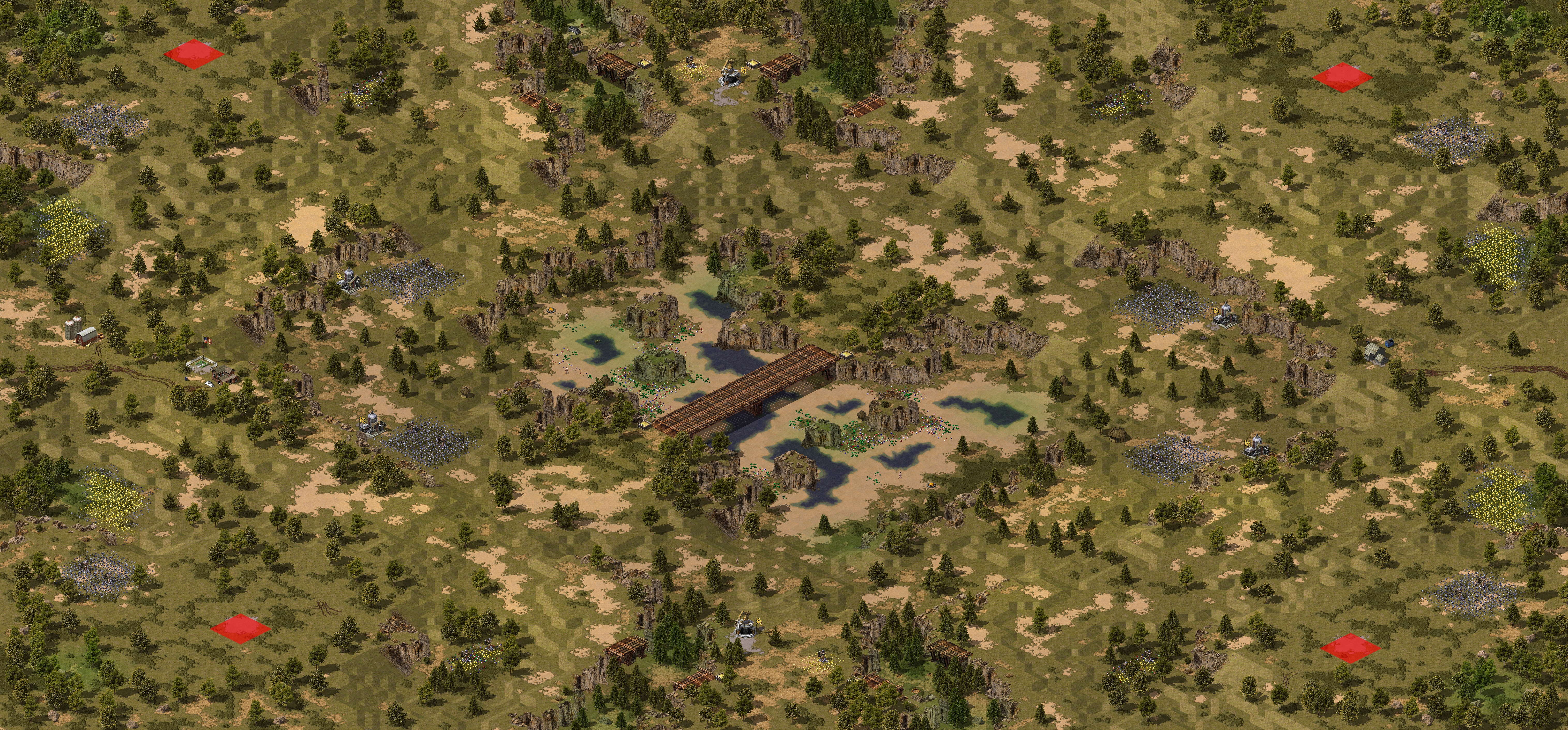 Rendered map: Lowlands