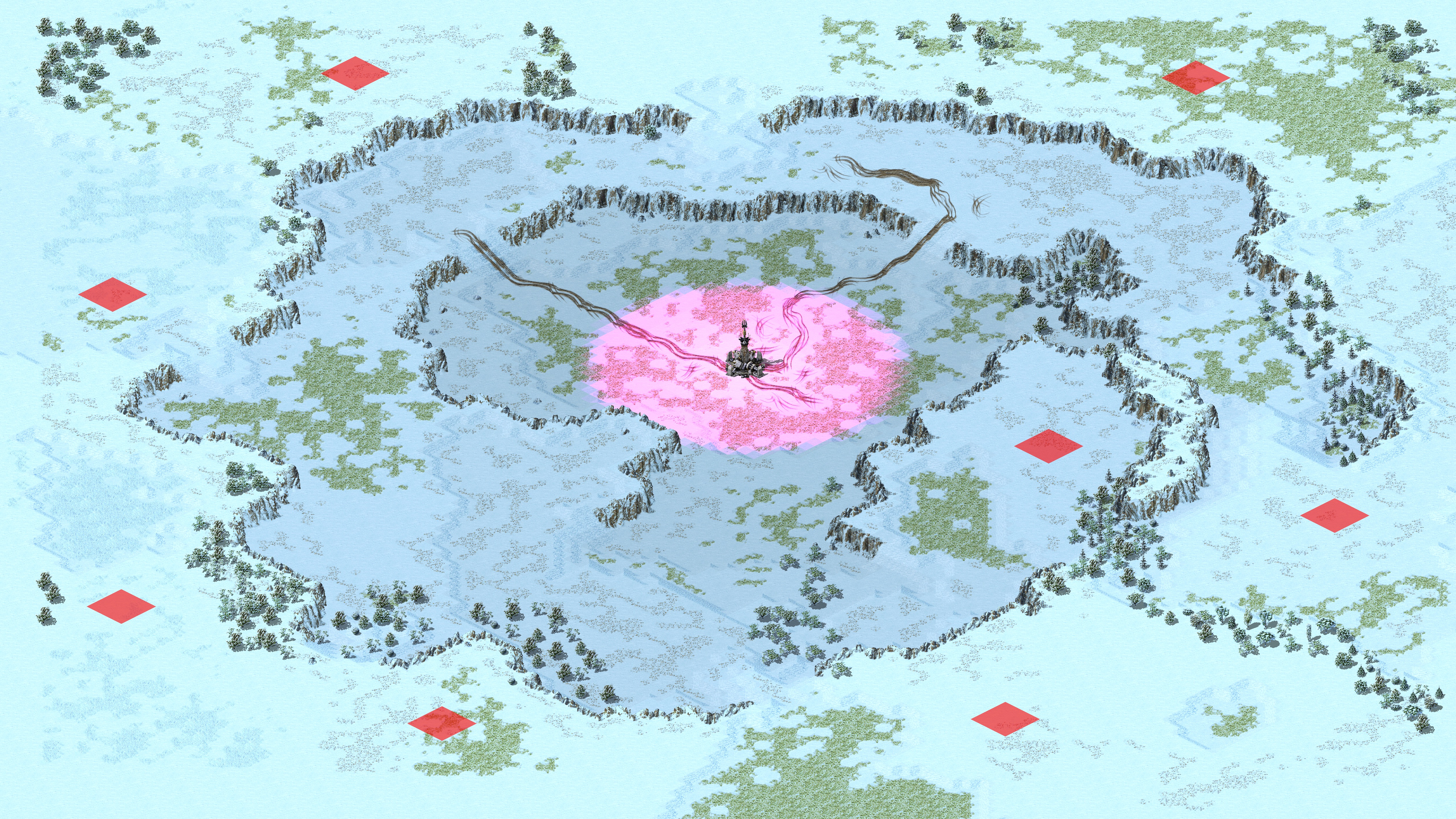 Rendered map: Snow Tank Morph