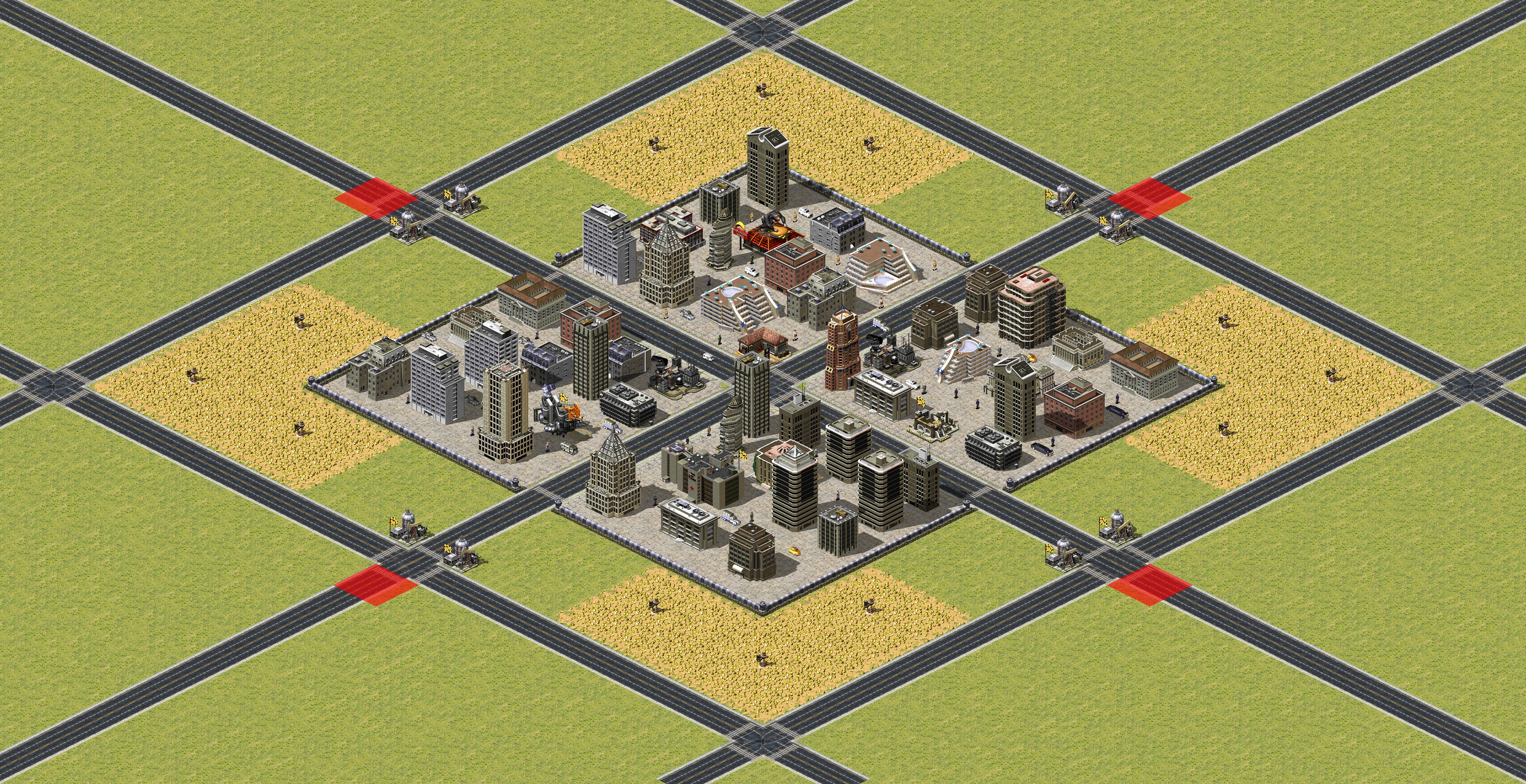 Rendered map: City War (4)