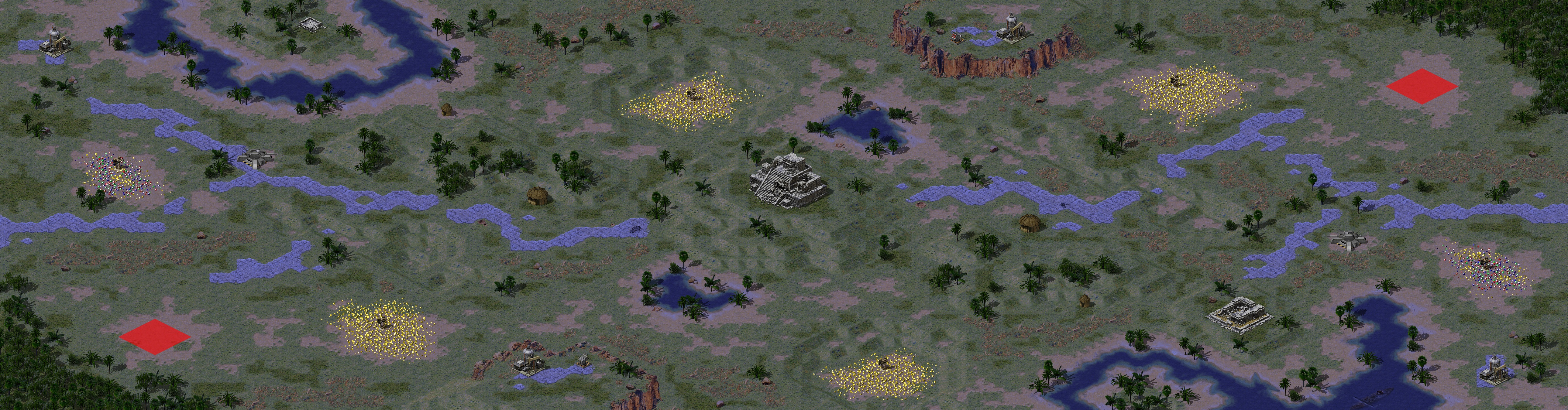 Rendered map: Tikal