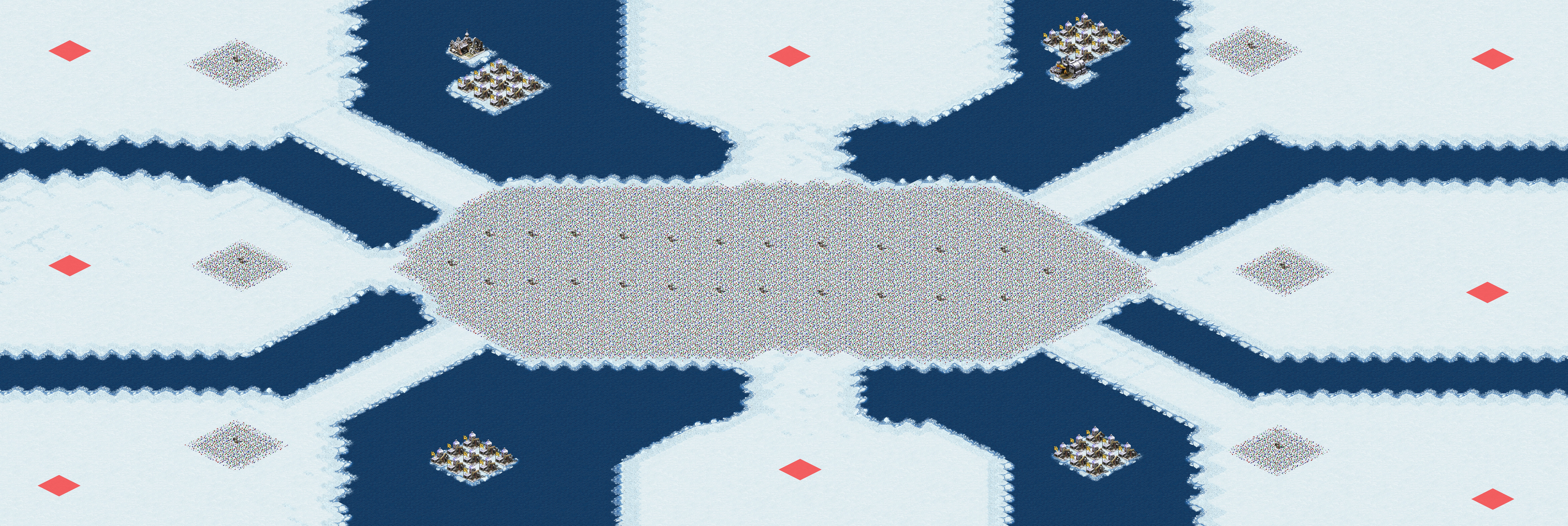 Rendered map: Desert Snowfield