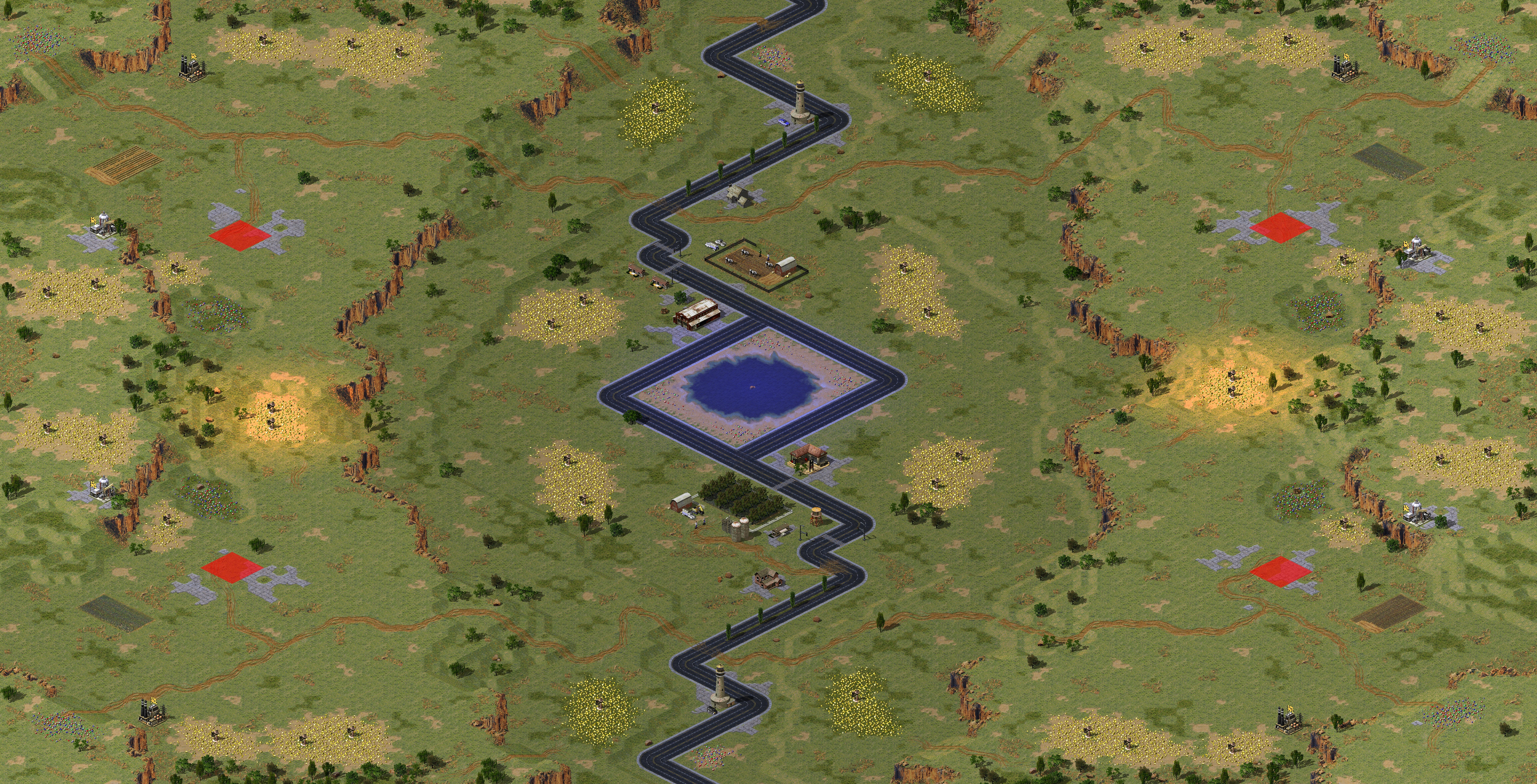 Rendered map: [4] Nameless Road（YR）