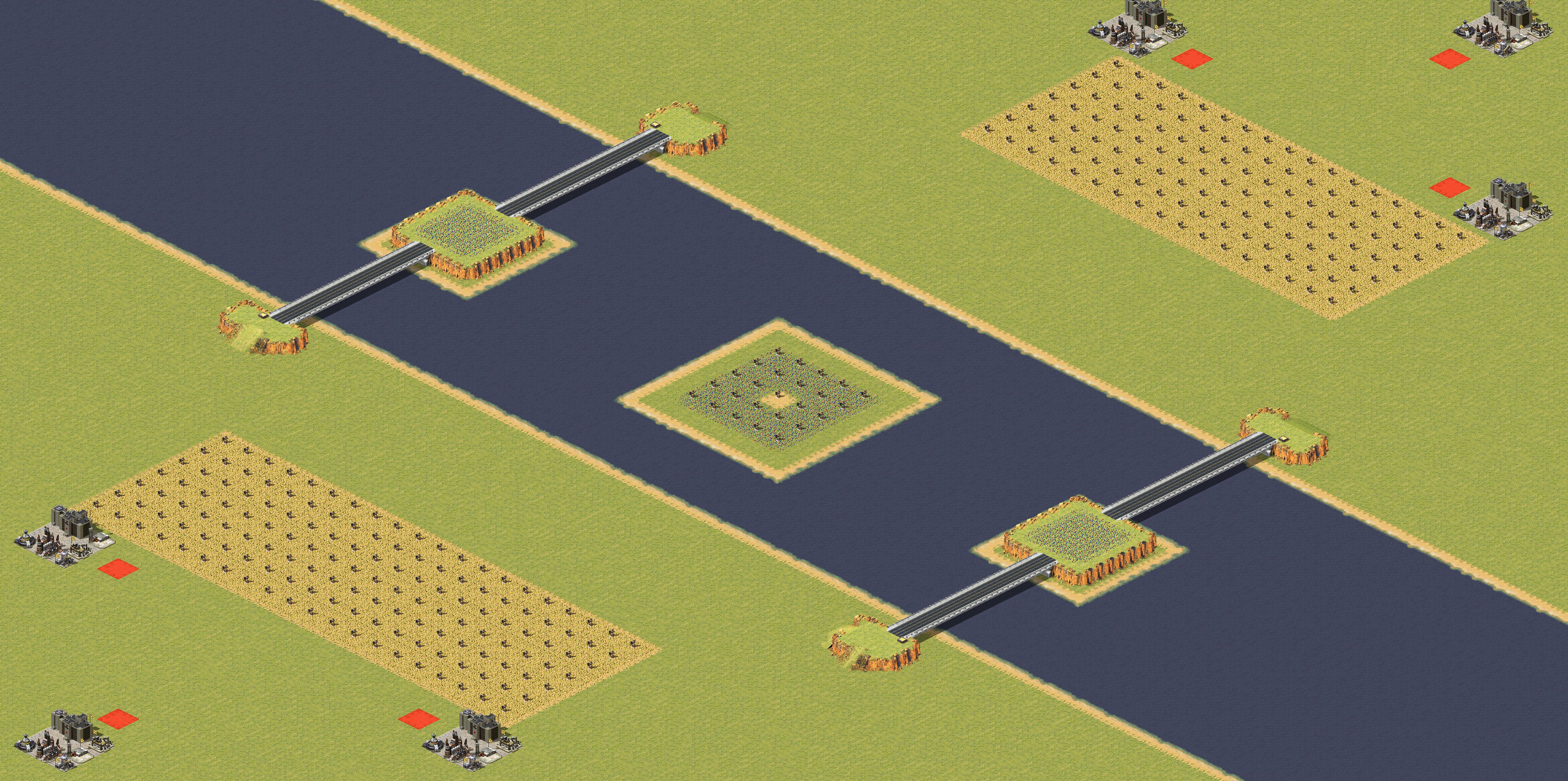 Rendered map: 海战3v3