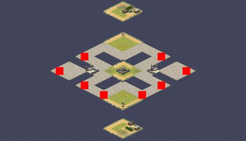 Rendered preview of 4v4 Small Patch Melee Islands