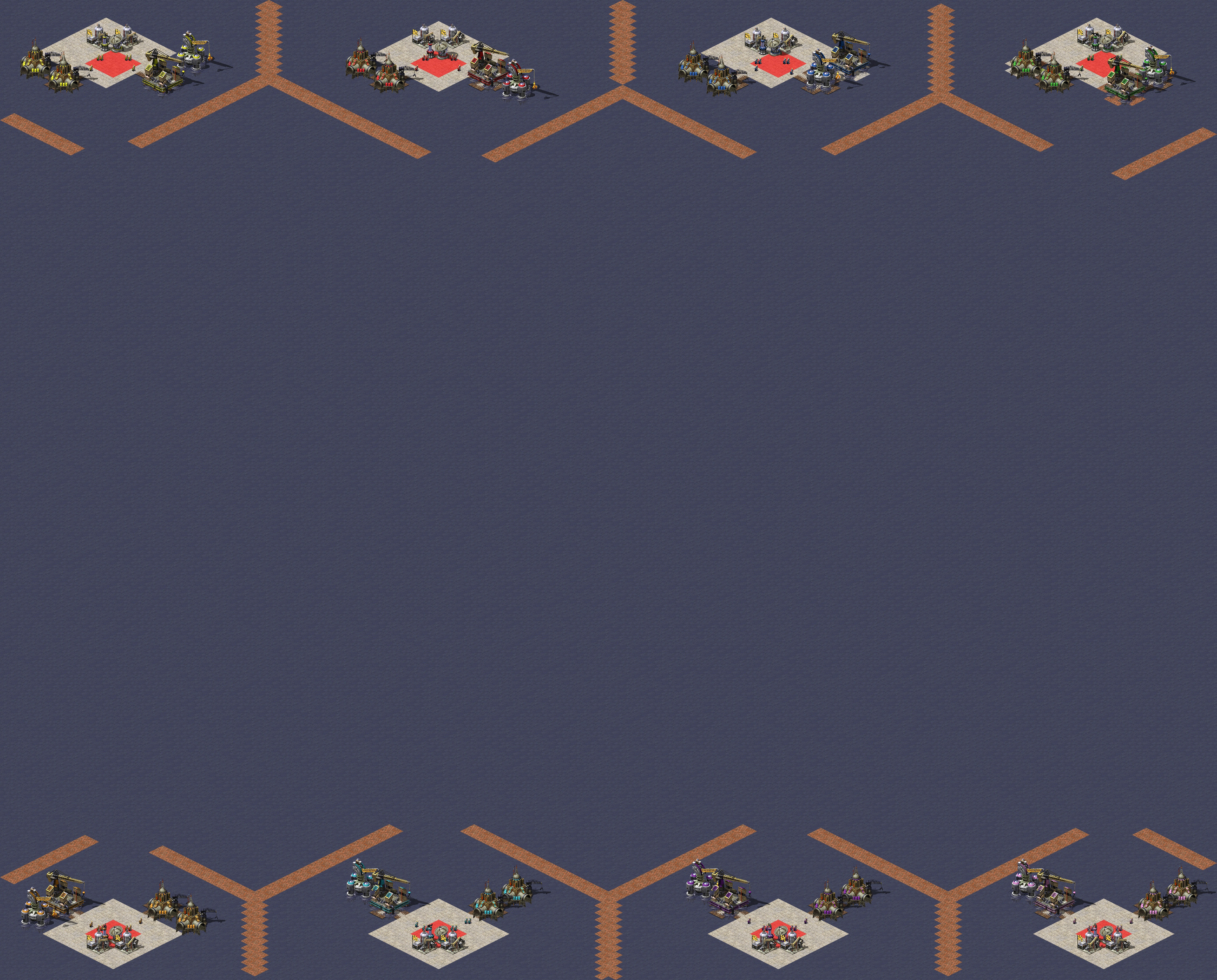 Rendered map: Naval Battle 4v4 or FFA
