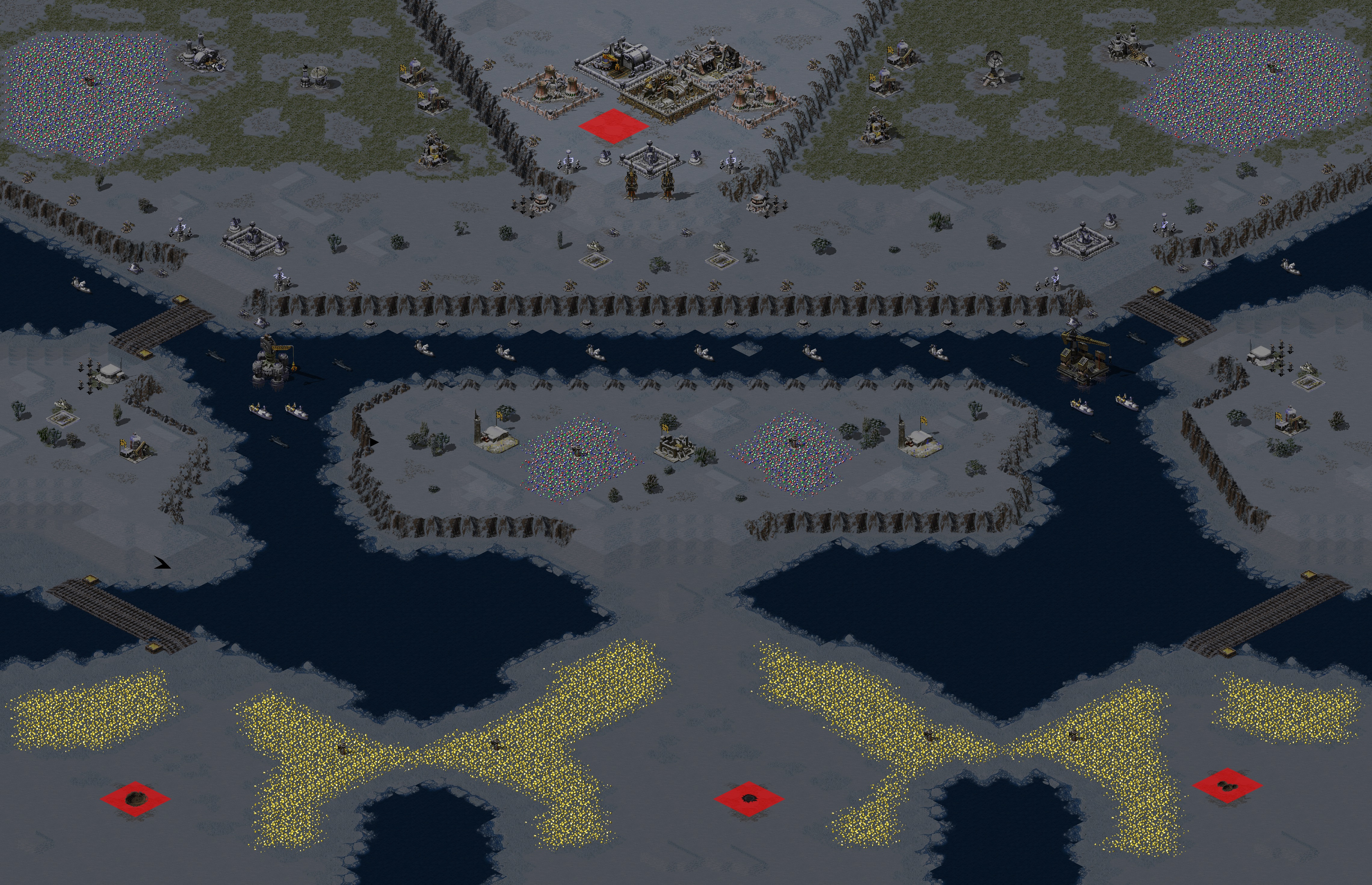 Rendered map: Arctic War