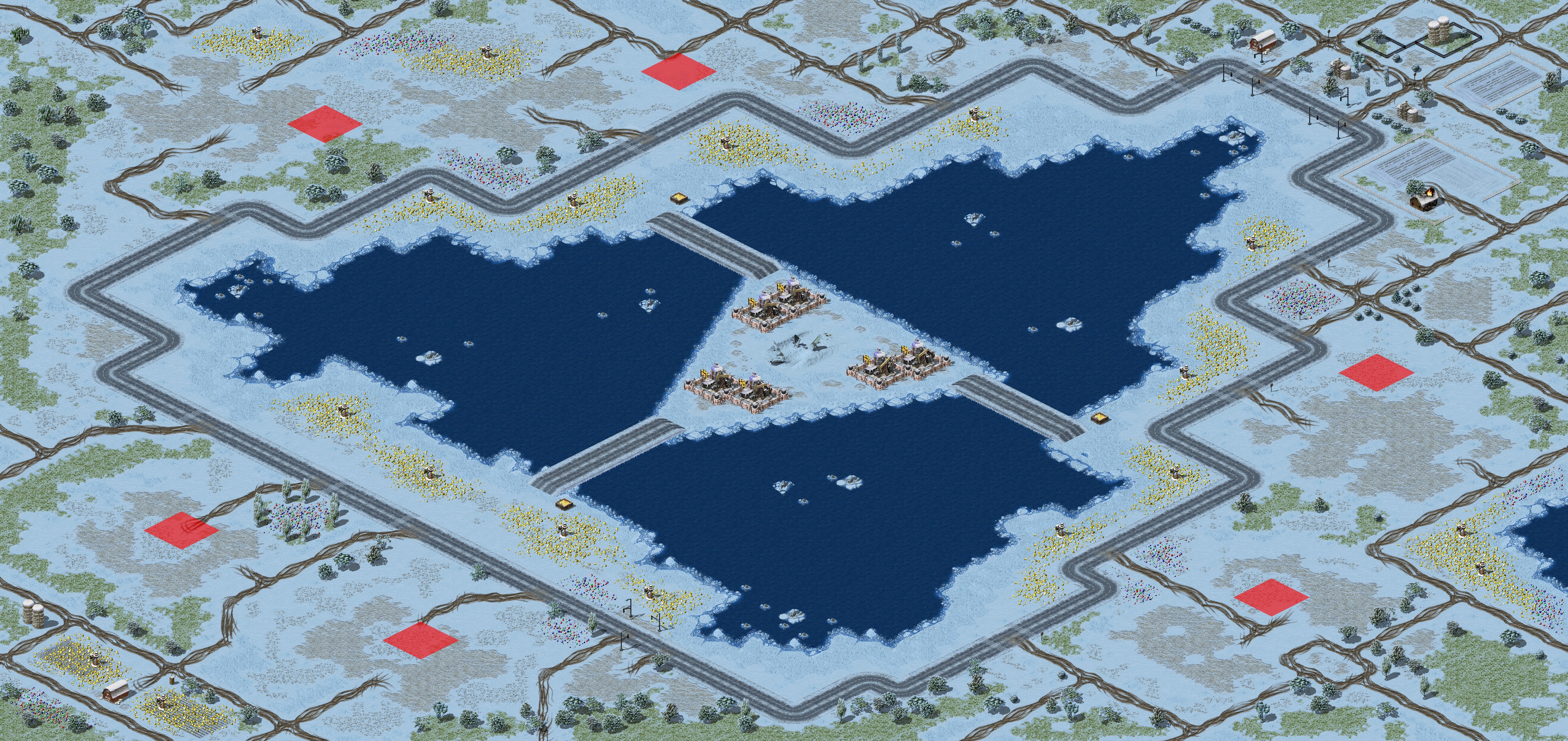 Rendered map: Bermuda Winter [2v2v2]