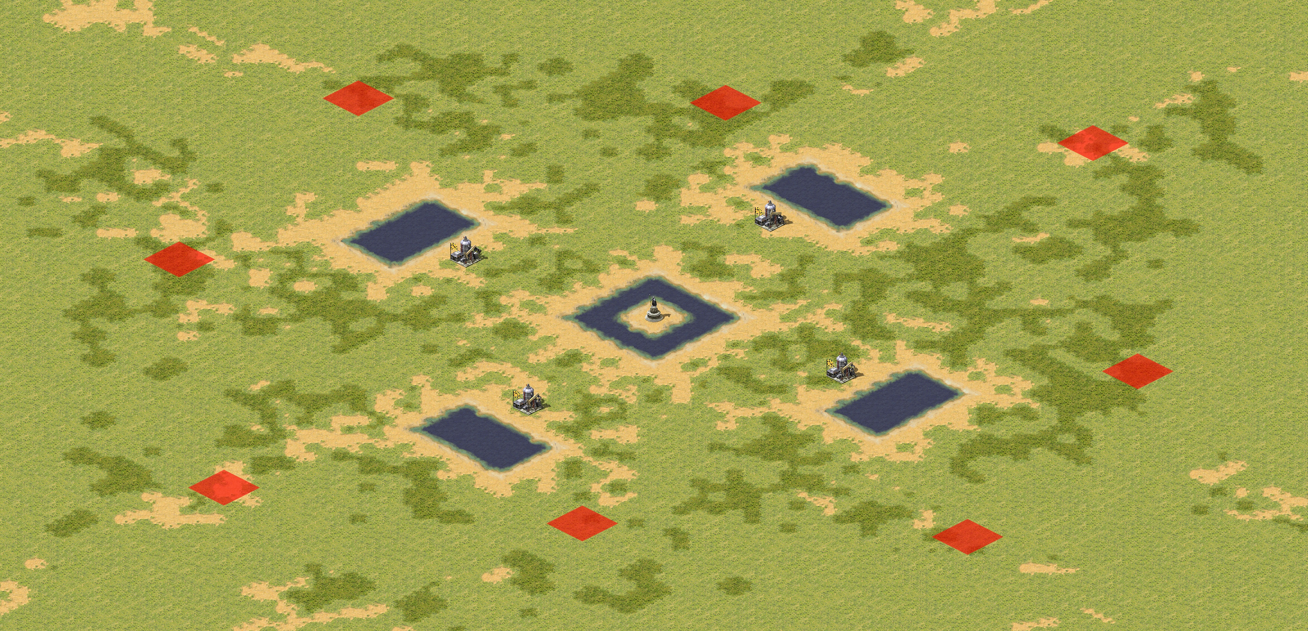 Rendered map: Flat No Ore Patch - Super Oil (8)