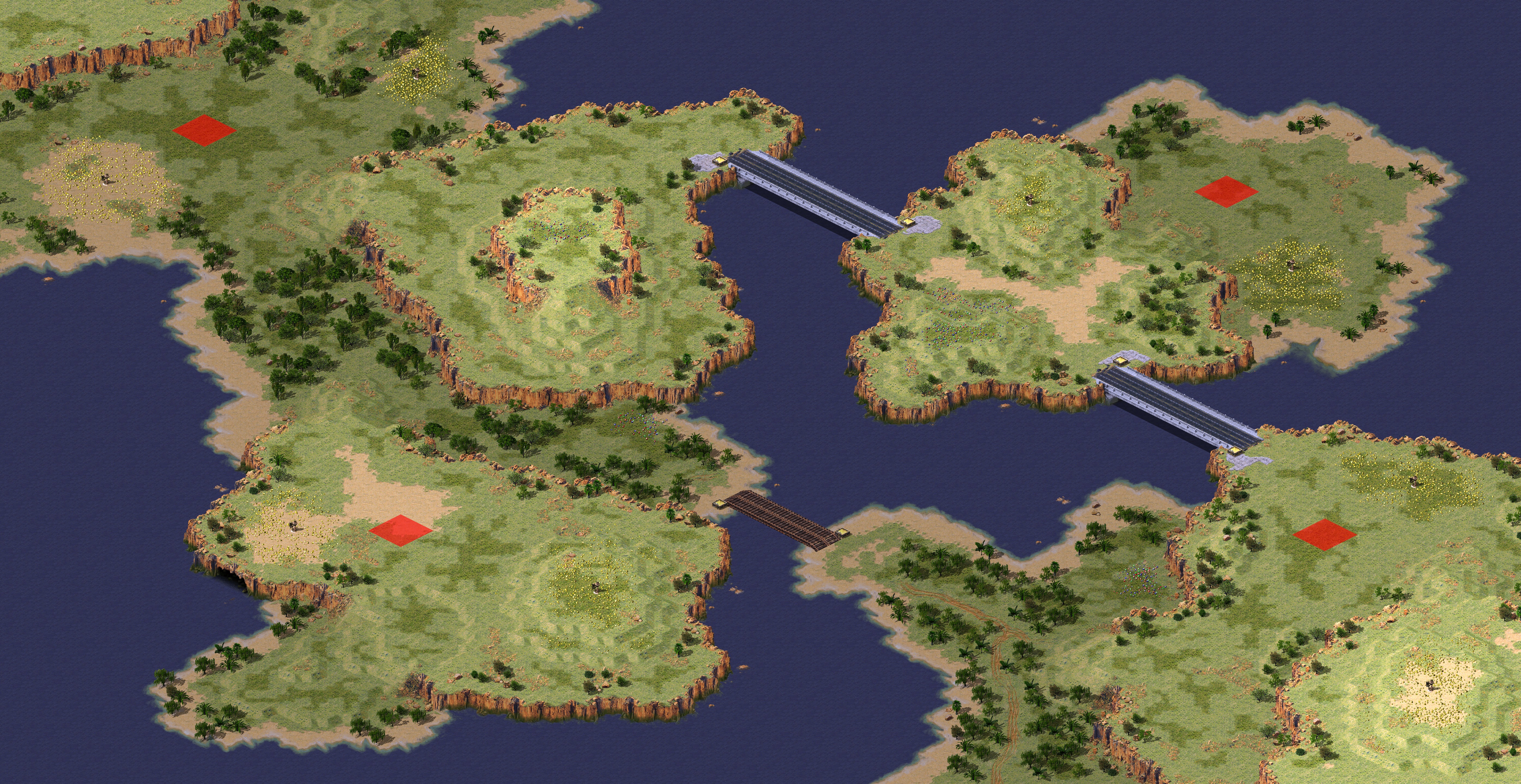 Rendered map: Hammer and Sickle