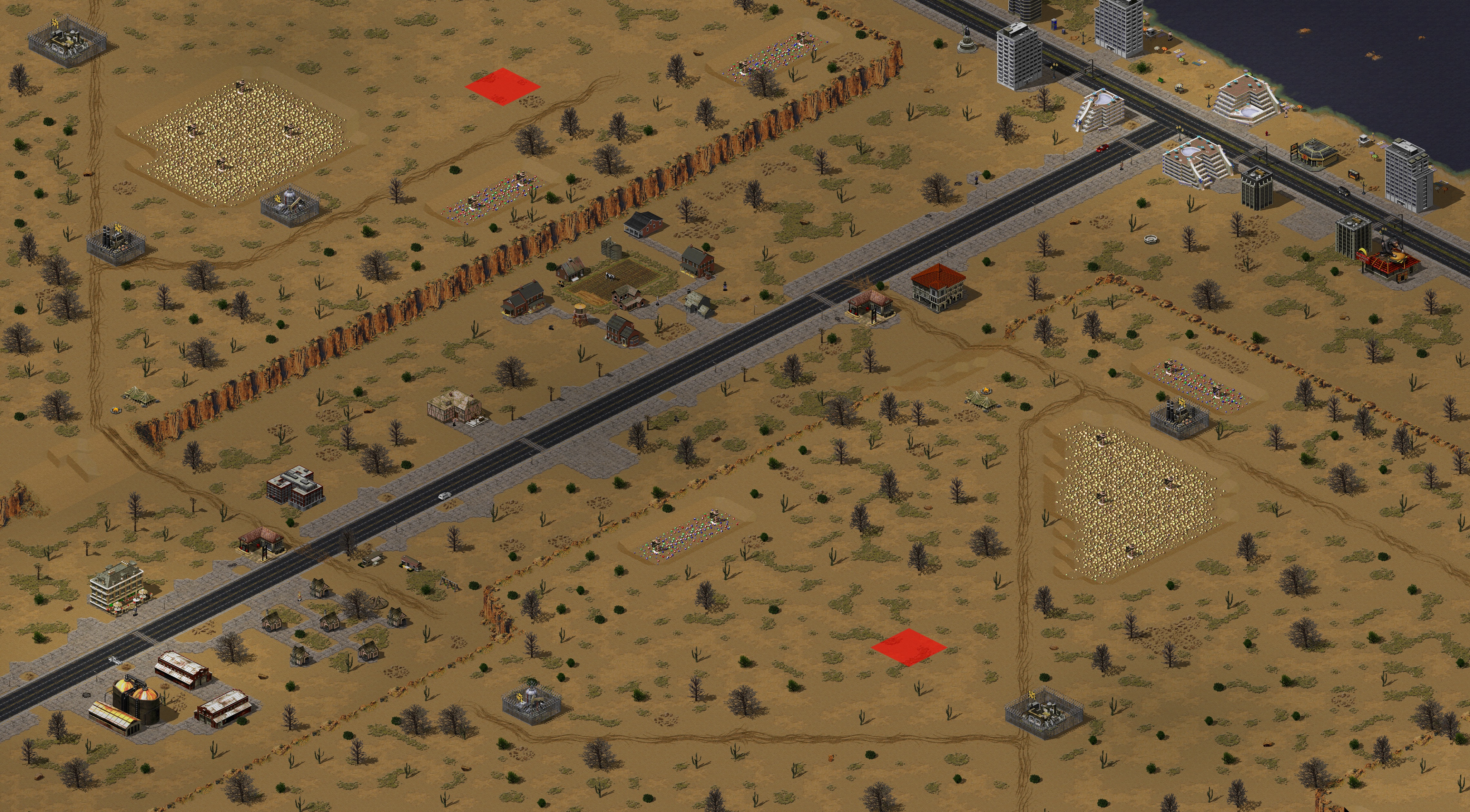Rendered map: Hidden bases