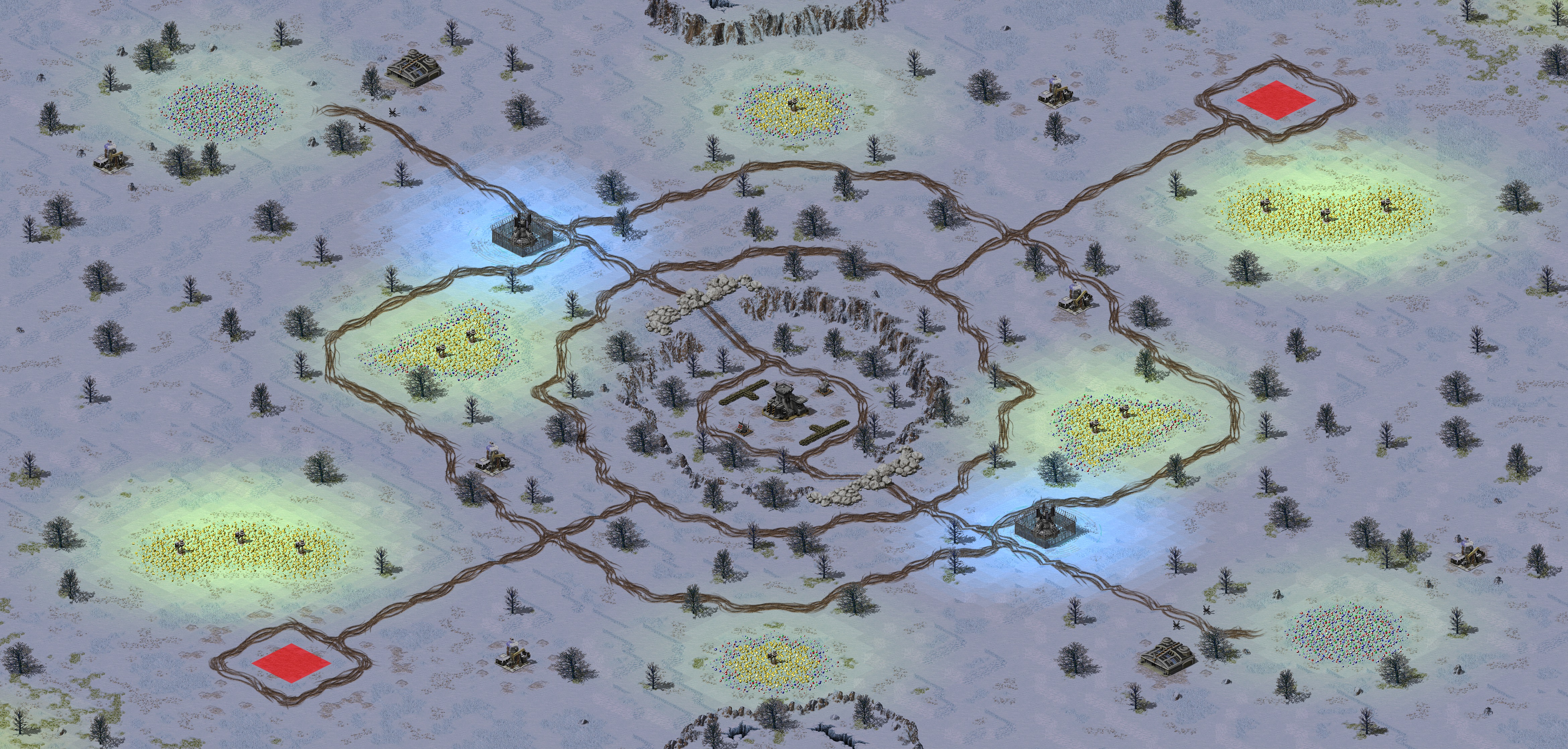 Rendered map: Snowpiercer